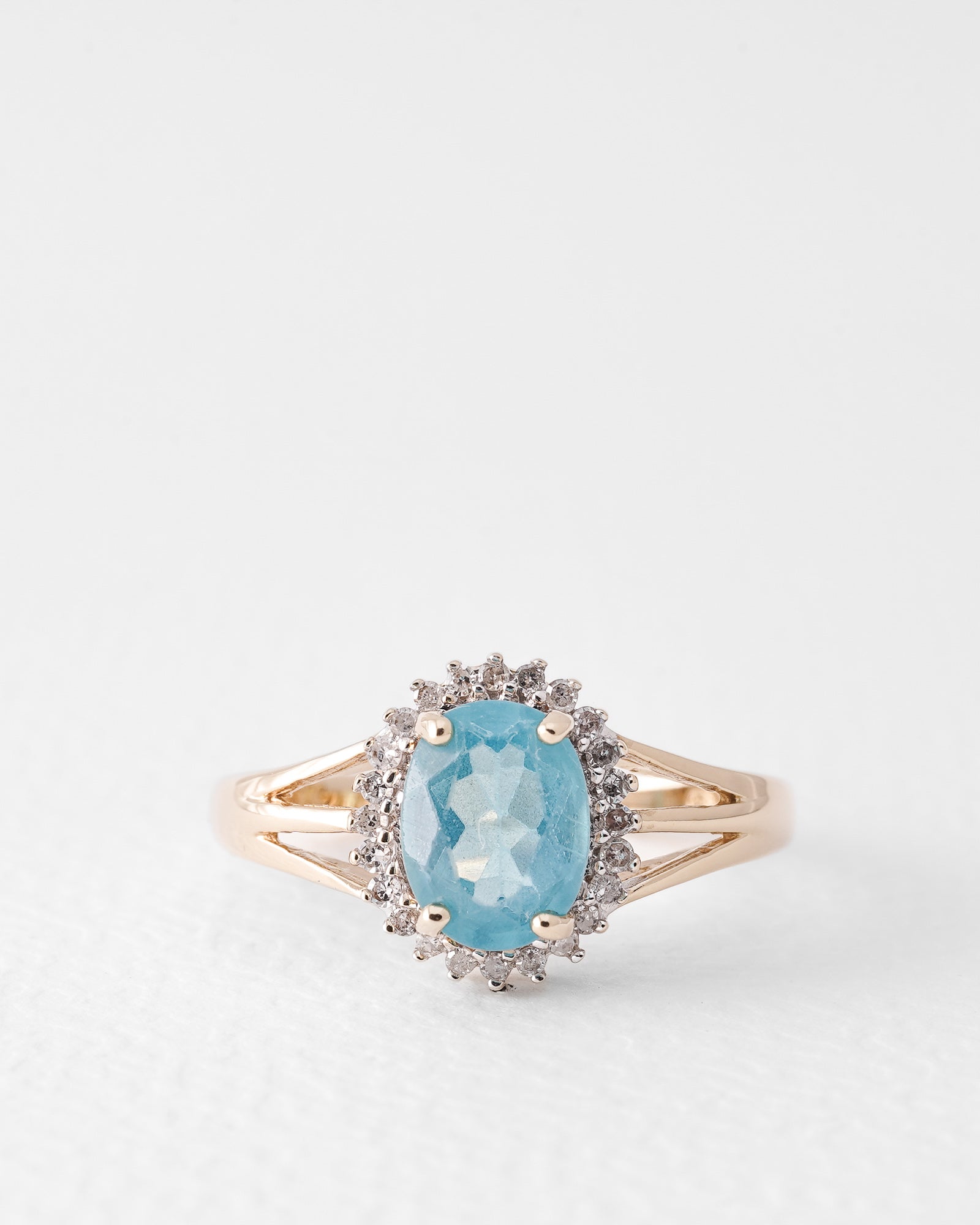 Noria | Vintage Kwarts Solitaire & Diamant Details