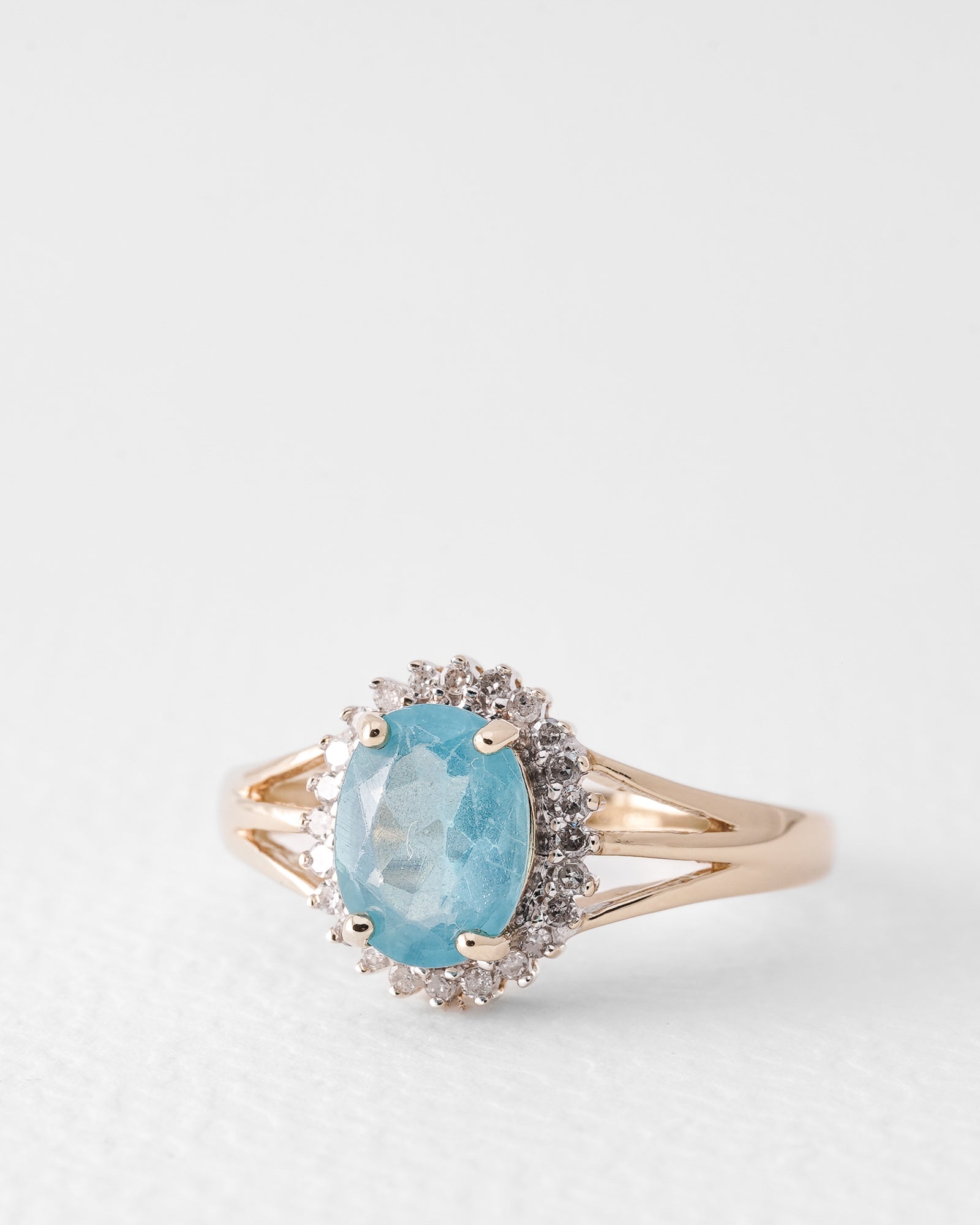 Noria | Vintage Kwarts Solitaire & Diamant Details