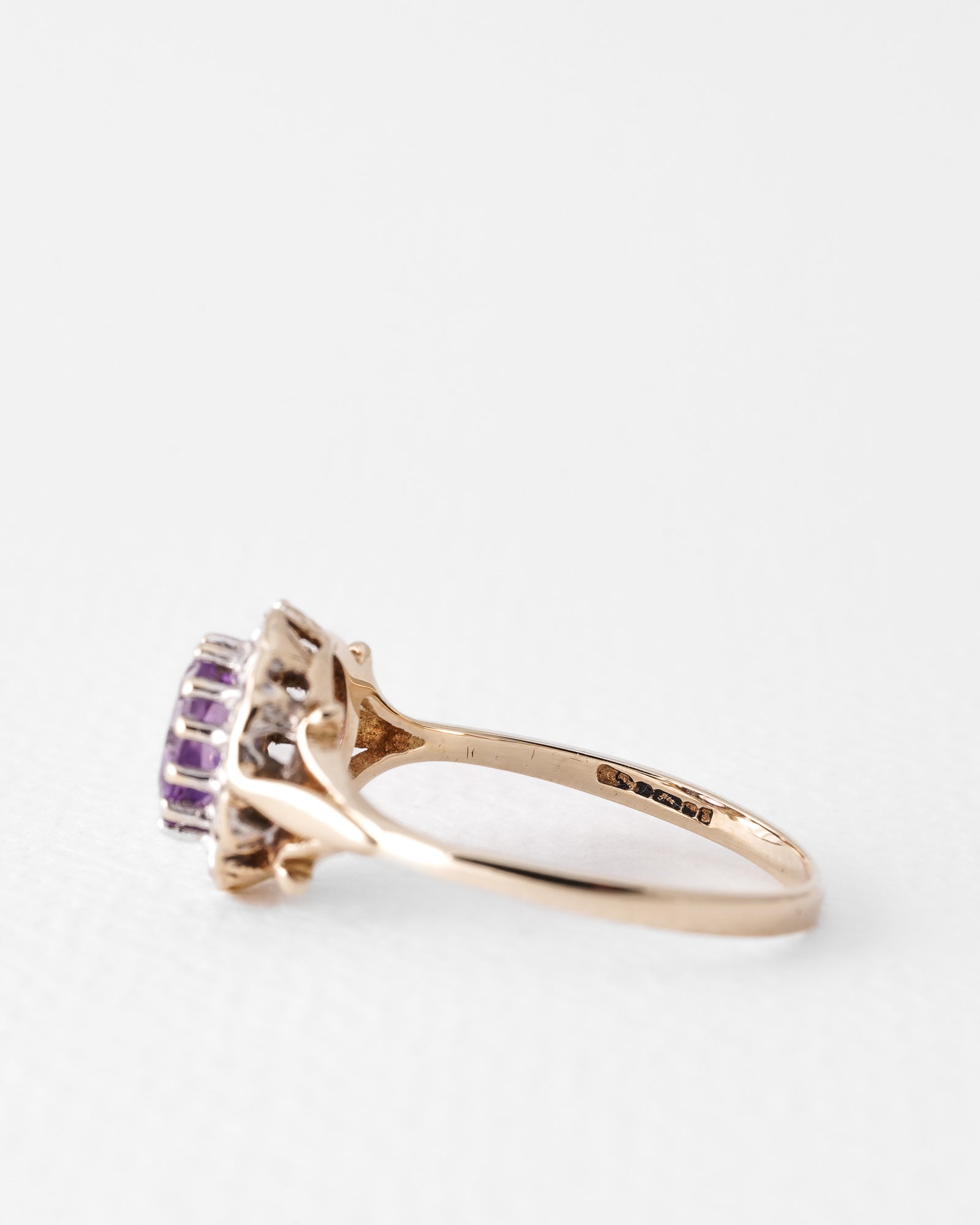 Amara | Vintage Amethist & Diamant Cluster