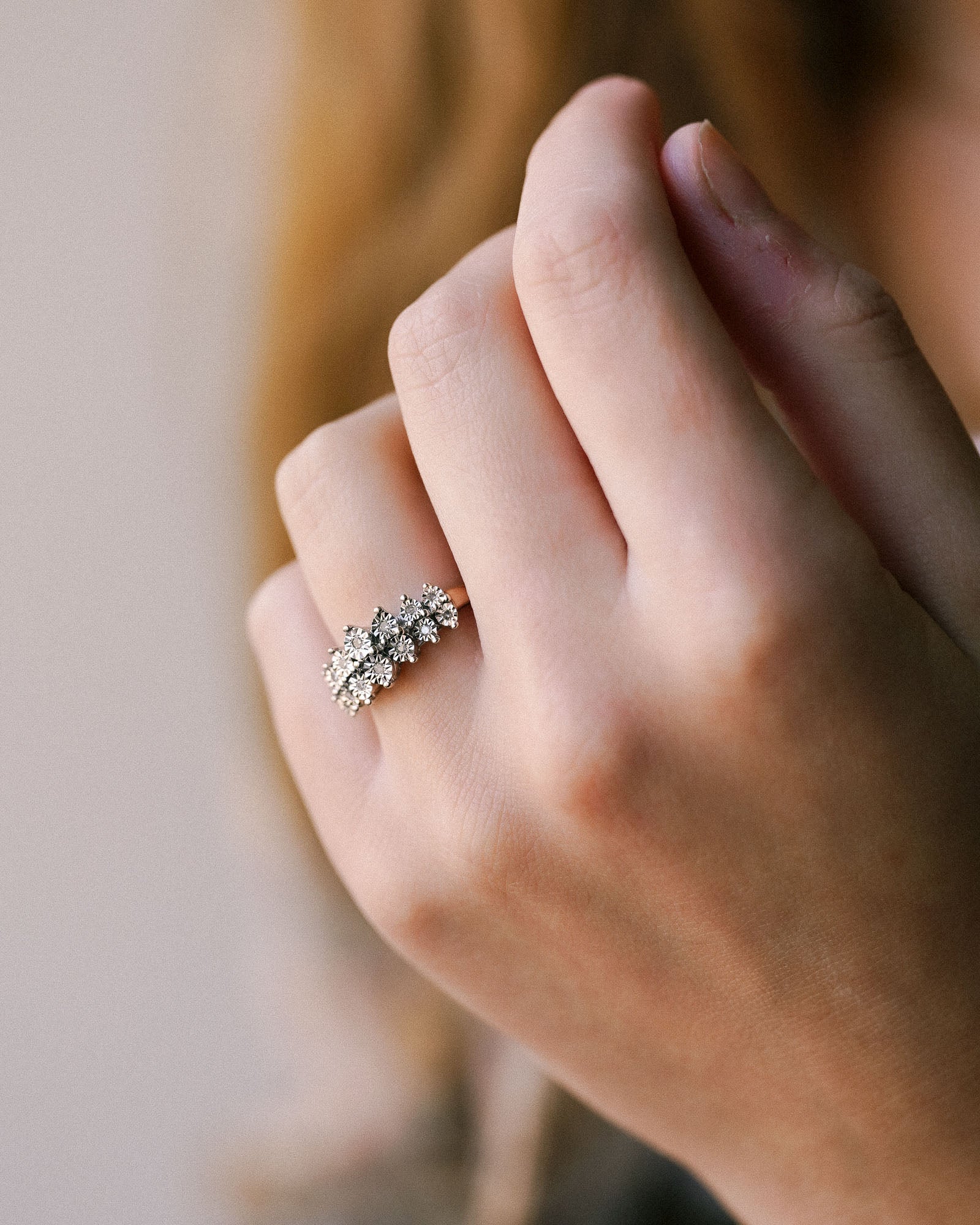 Tessa | Vintage Diamant Cluster