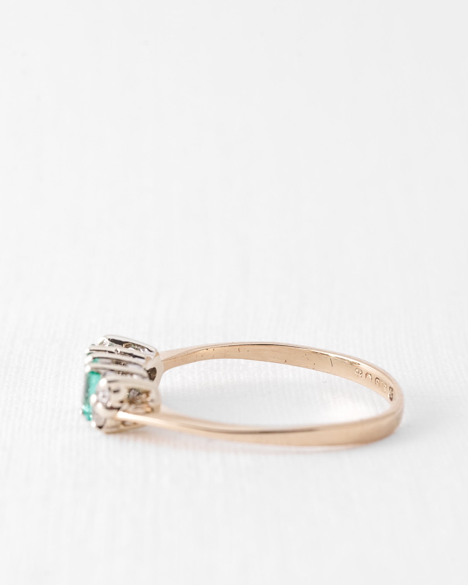 Juno | Vintage Smaragd & Diamant Dress