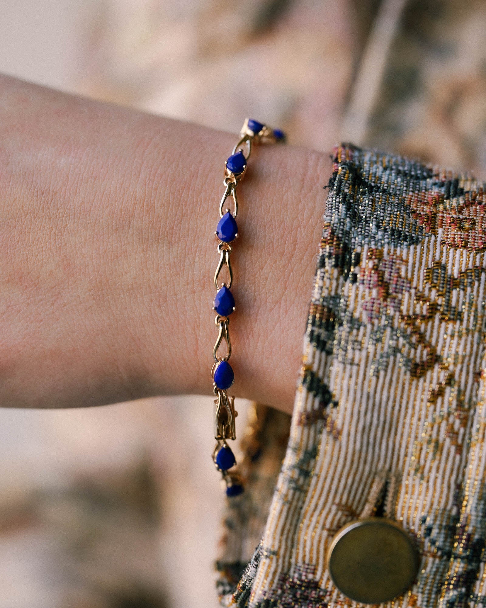 Elara | Vintage Lapis Lazuli Armband