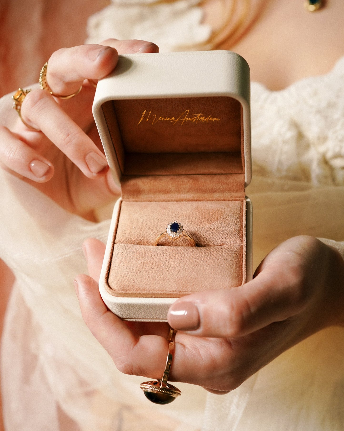 Yvet | Vintage Diamant Zegel Ring
