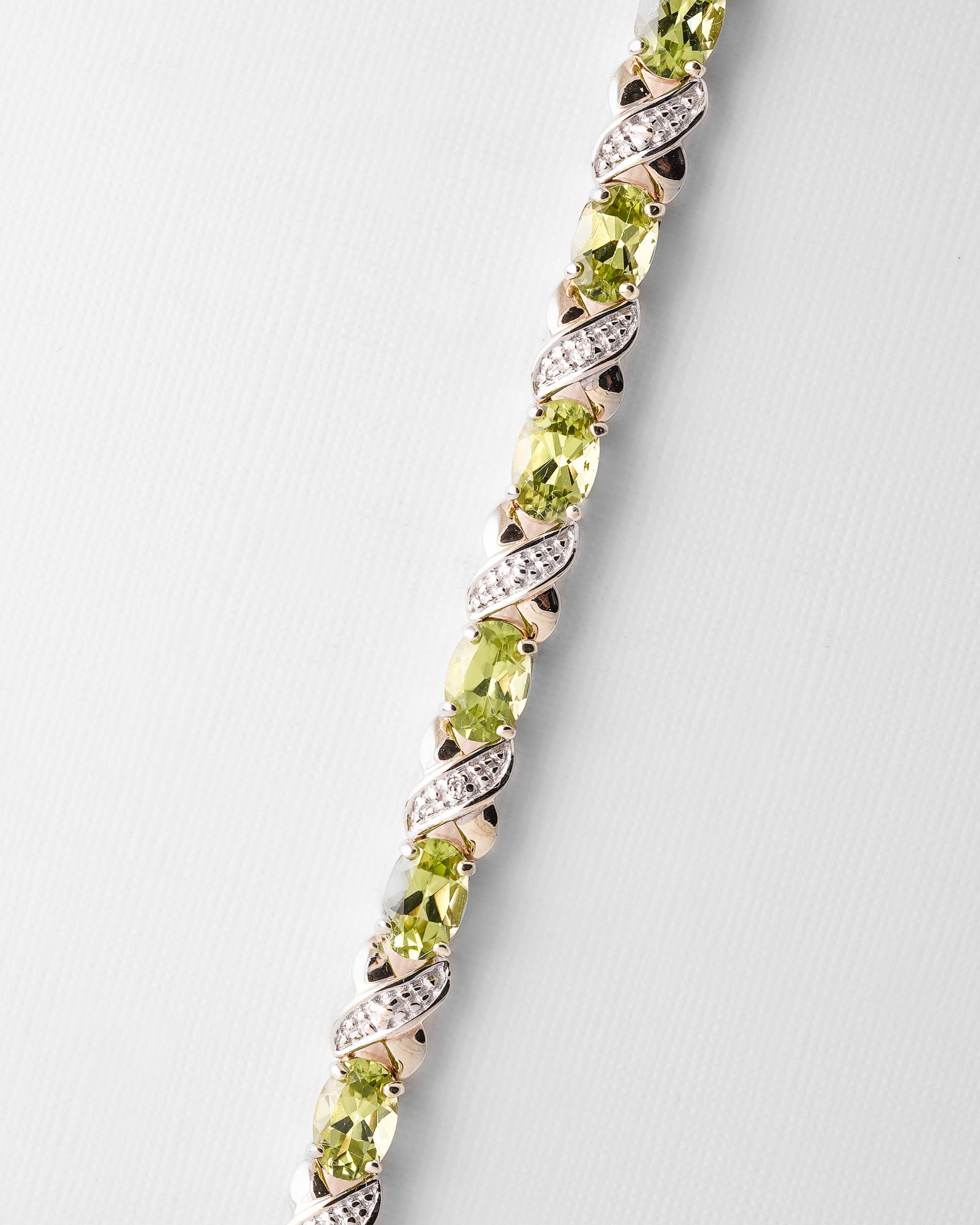 Eva | Vintage Peridoot & Diamant Armband