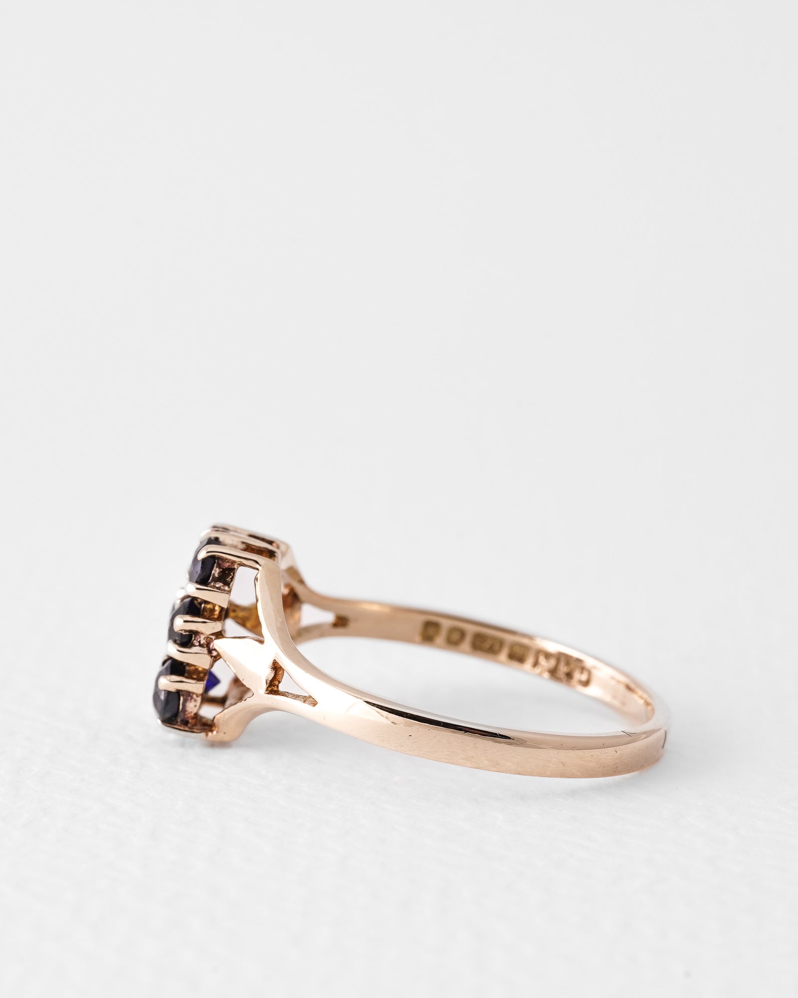 Ilana | Vintage Saffier Cluster