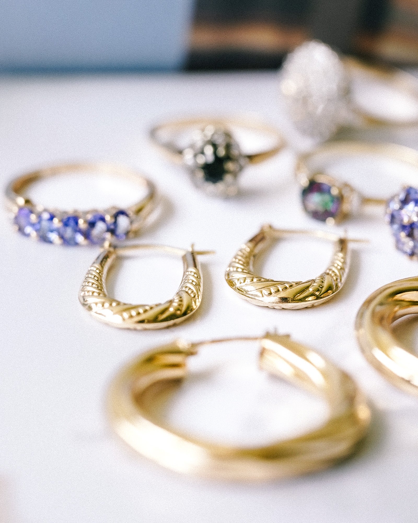 Everly | Vintage Creole Oorbellen - Menina Amsterdam