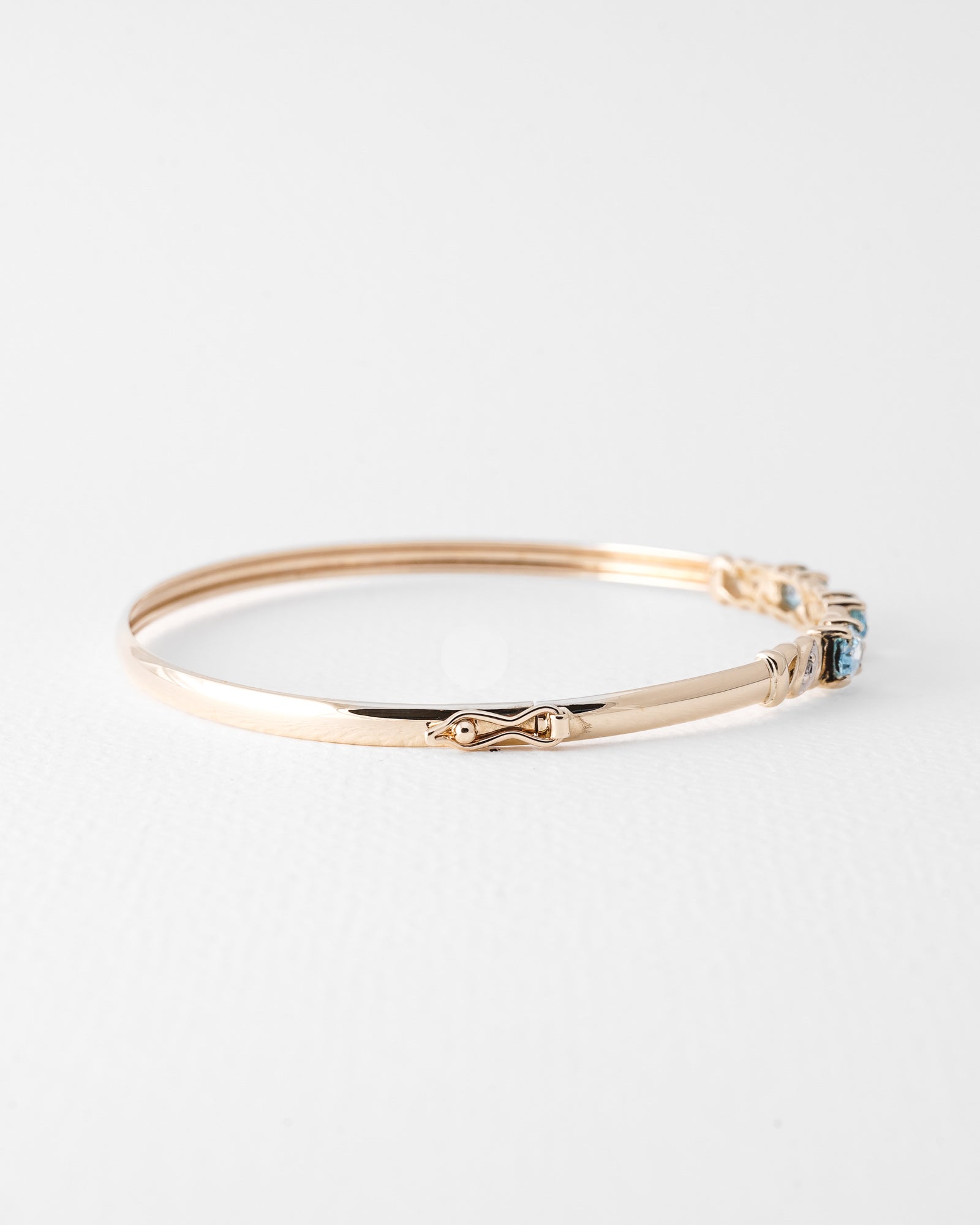 Dores | Vintage Topaas & Diamant Bangle