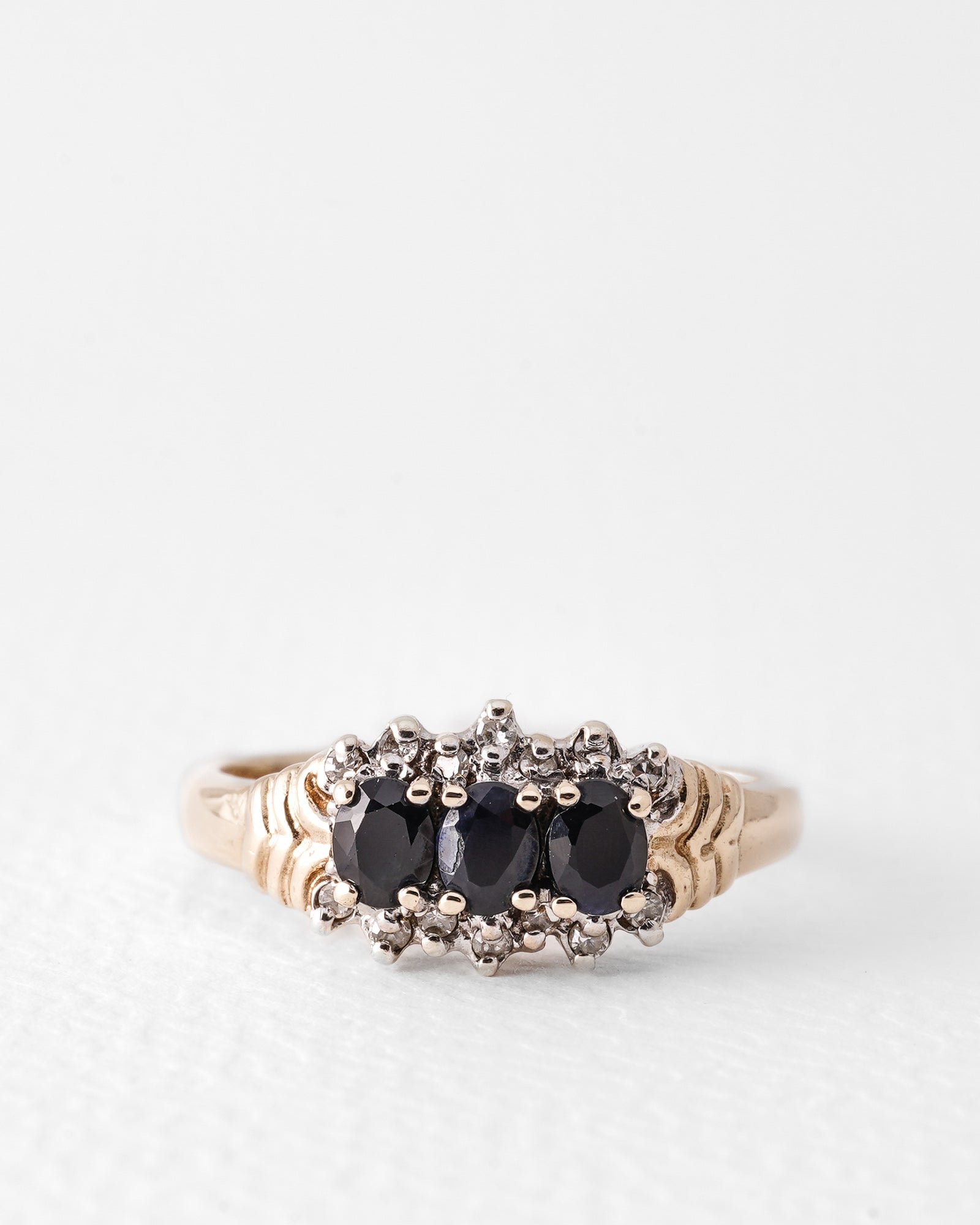 Livia | Vintage Saffier & Diamant