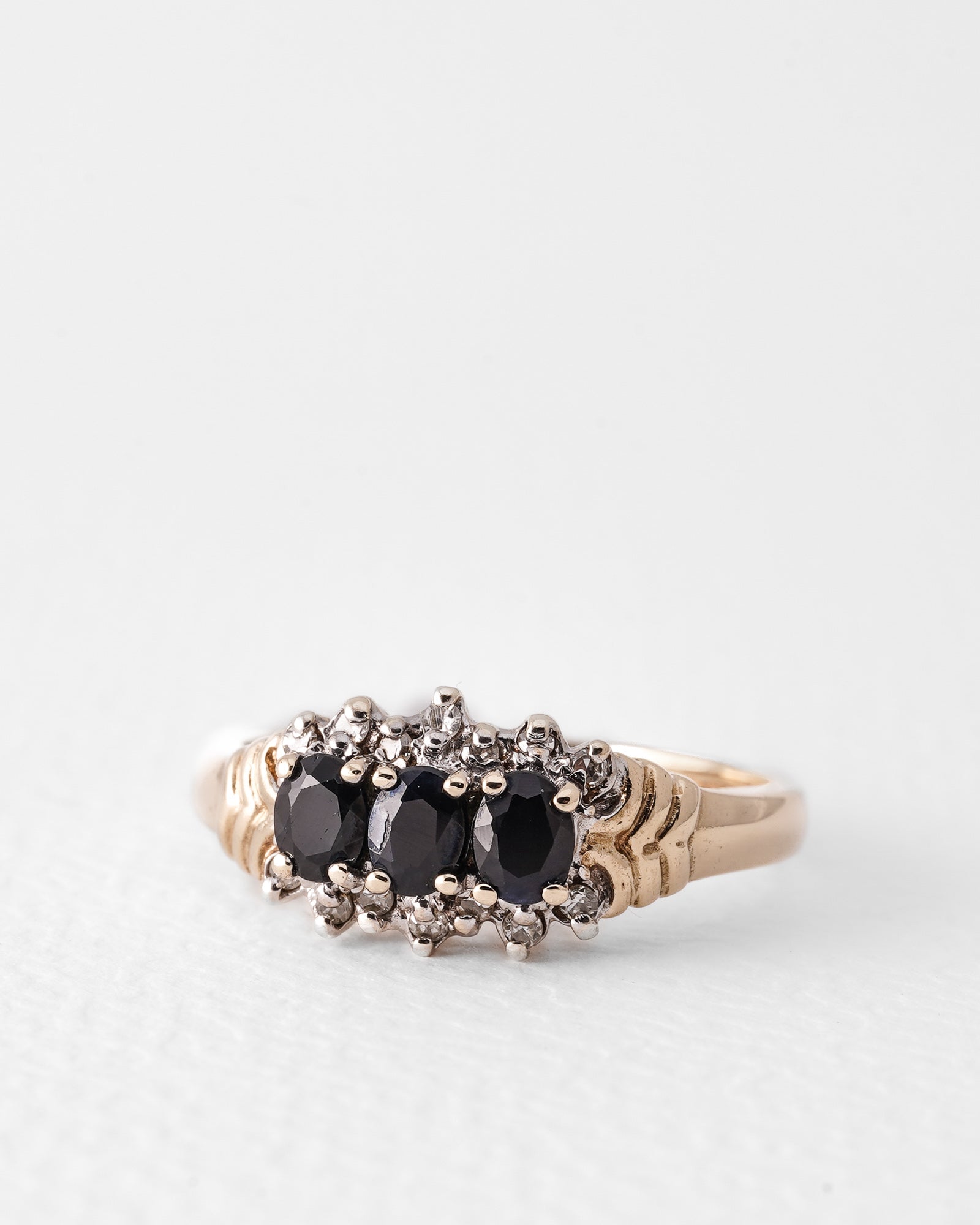 Livia | Vintage Saffier & Diamant