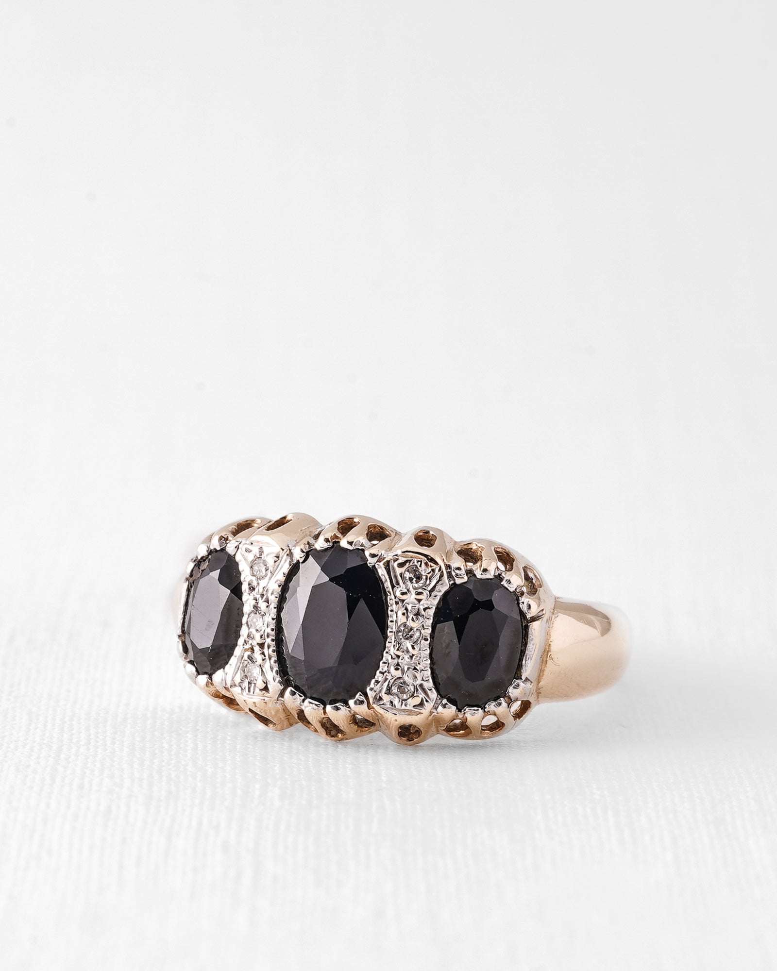 Valerie | Vintage Saffier & Diamant