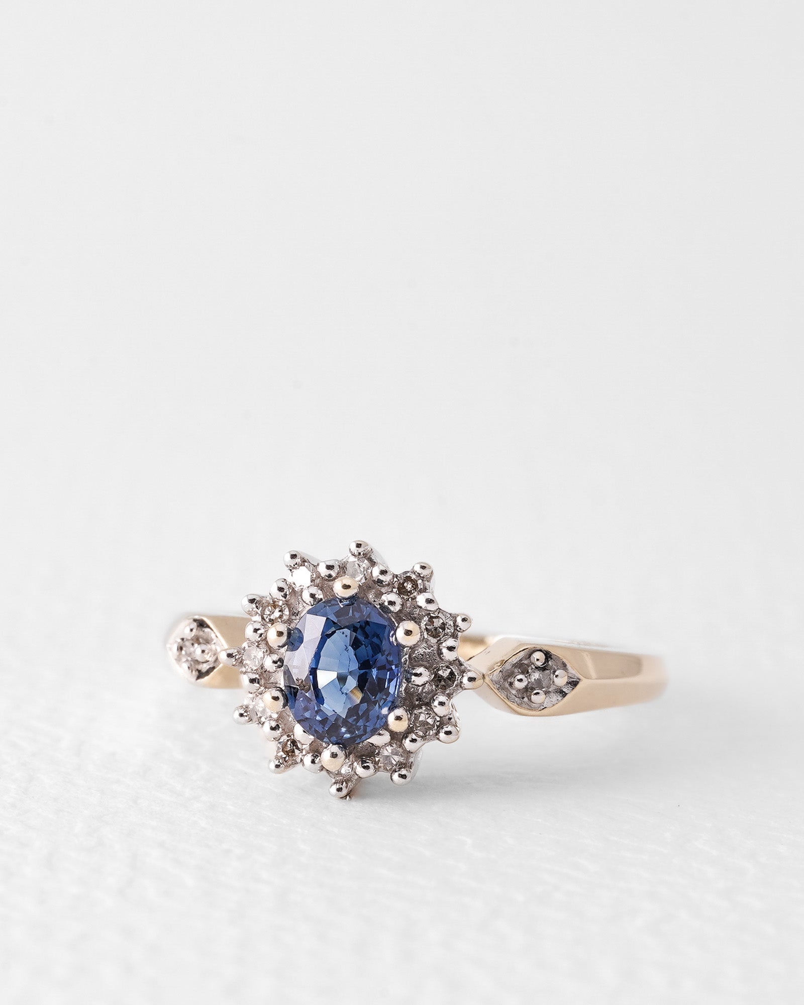 Oceane | Vintage Topaas Diamant Cluster