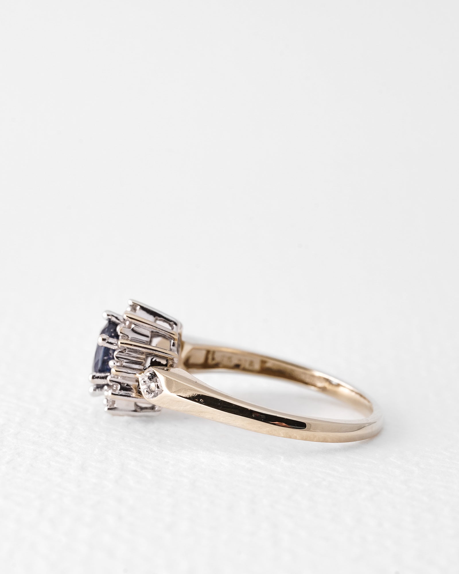 Oceane | Vintage Topaas Diamant Cluster