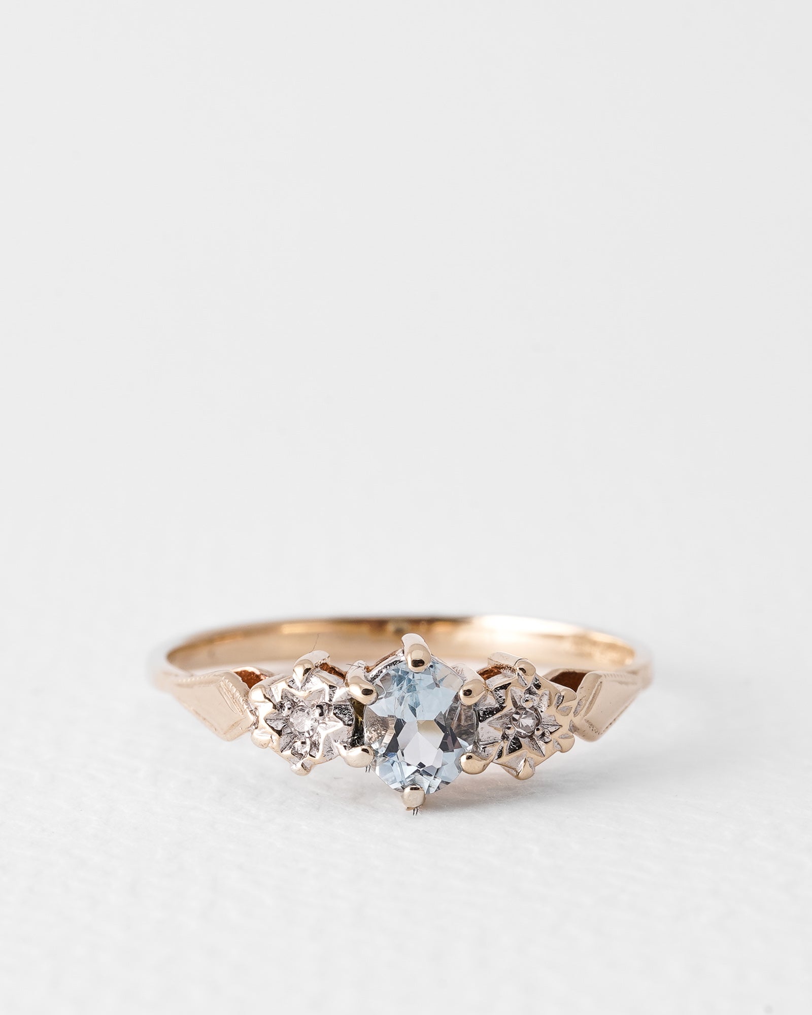 Jade | Vintage Topaas & Diamant Cluster