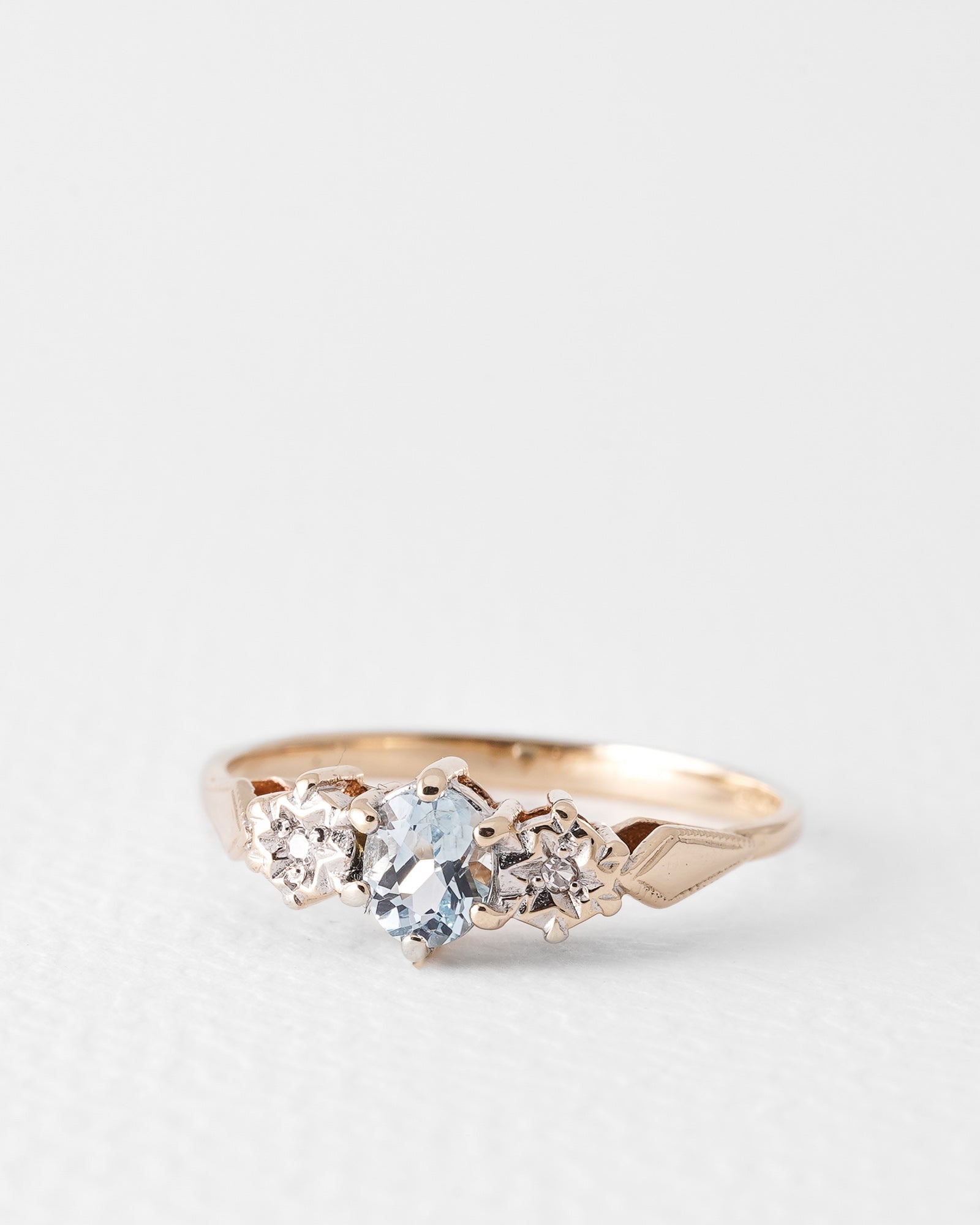 Jade | Vintage Topaas & Diamant Cluster