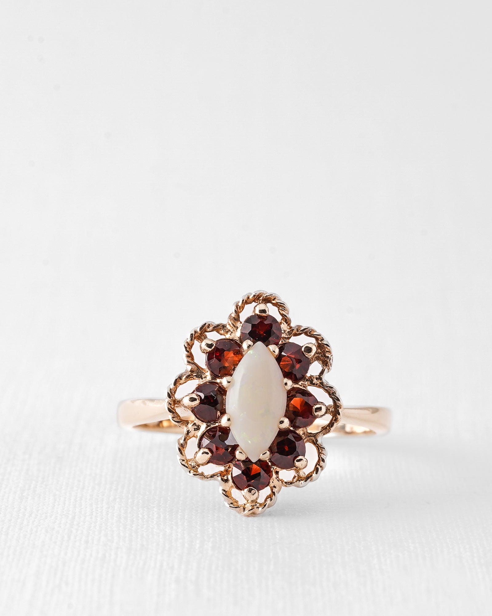 Florence | Vintage Granaat & Opaal