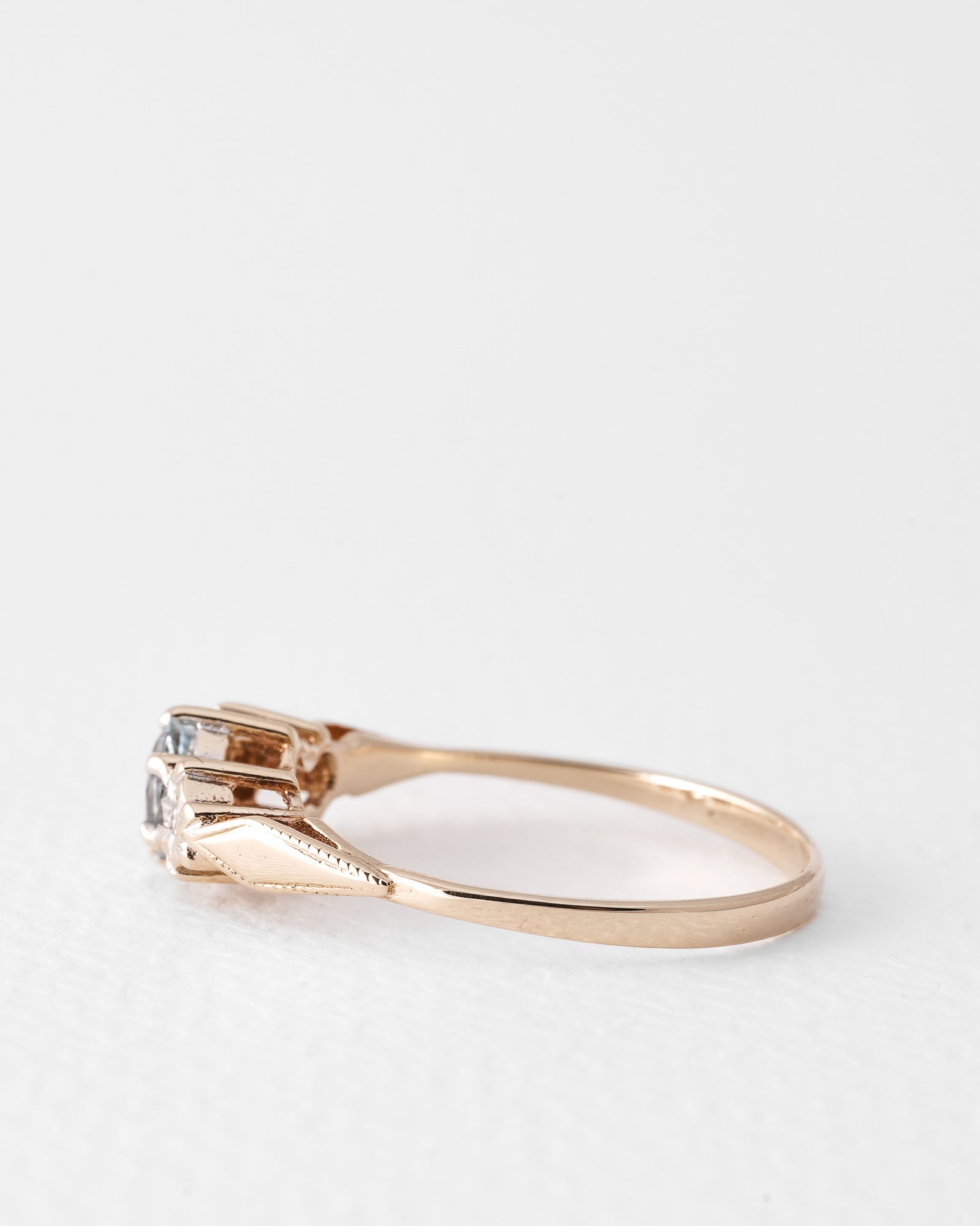 Jade | Vintage Topaas & Diamant Cluster