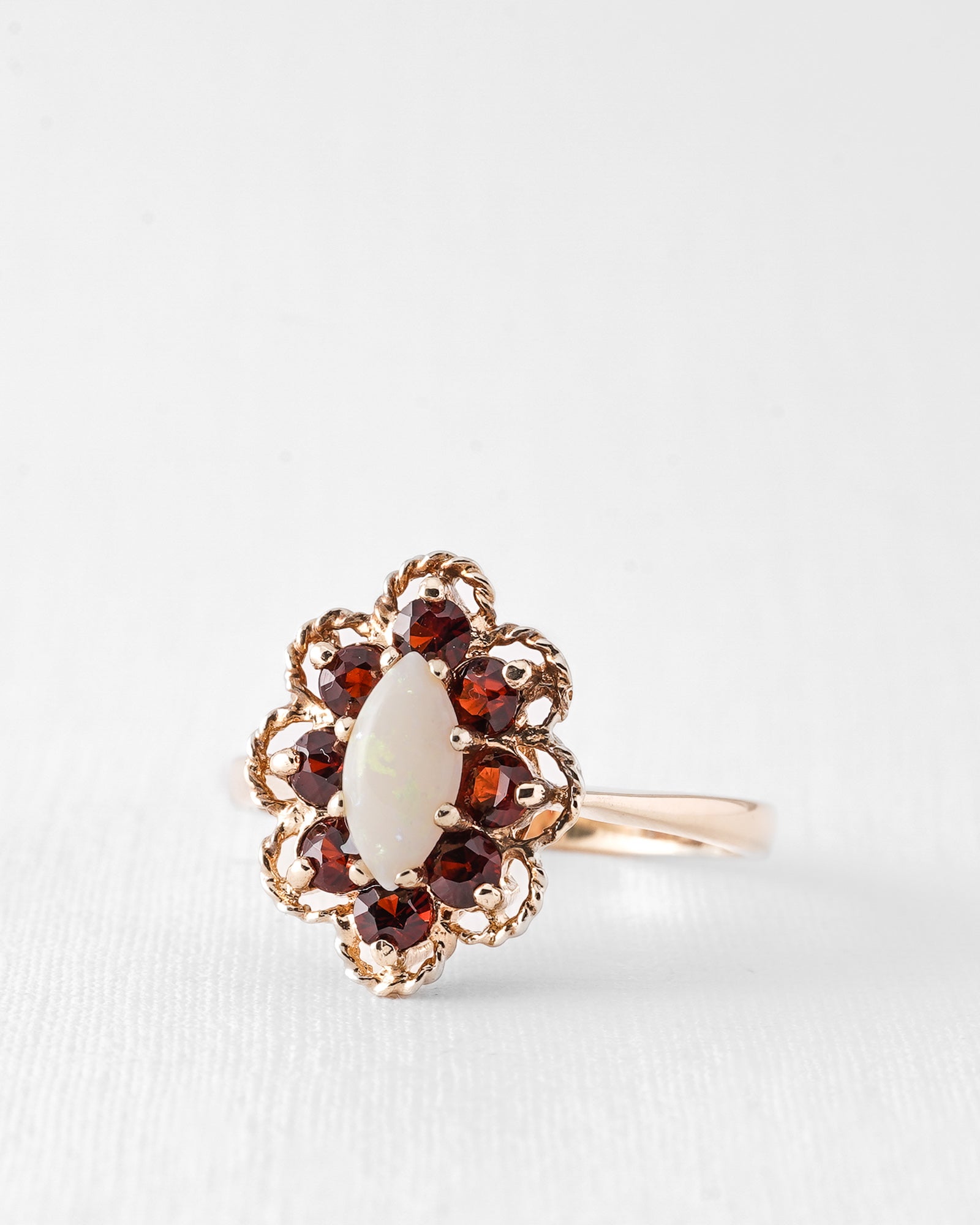 Florence | Vintage Granaat & Opaal