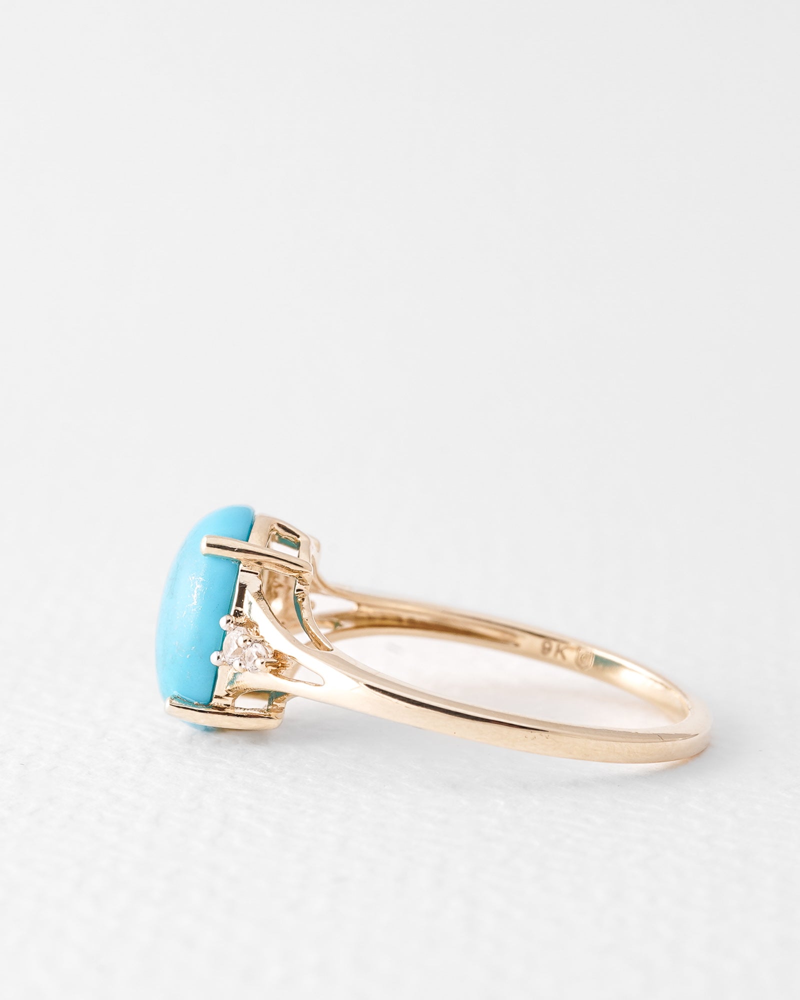 Orielle | Vintage Turquoise & Witte Saffier