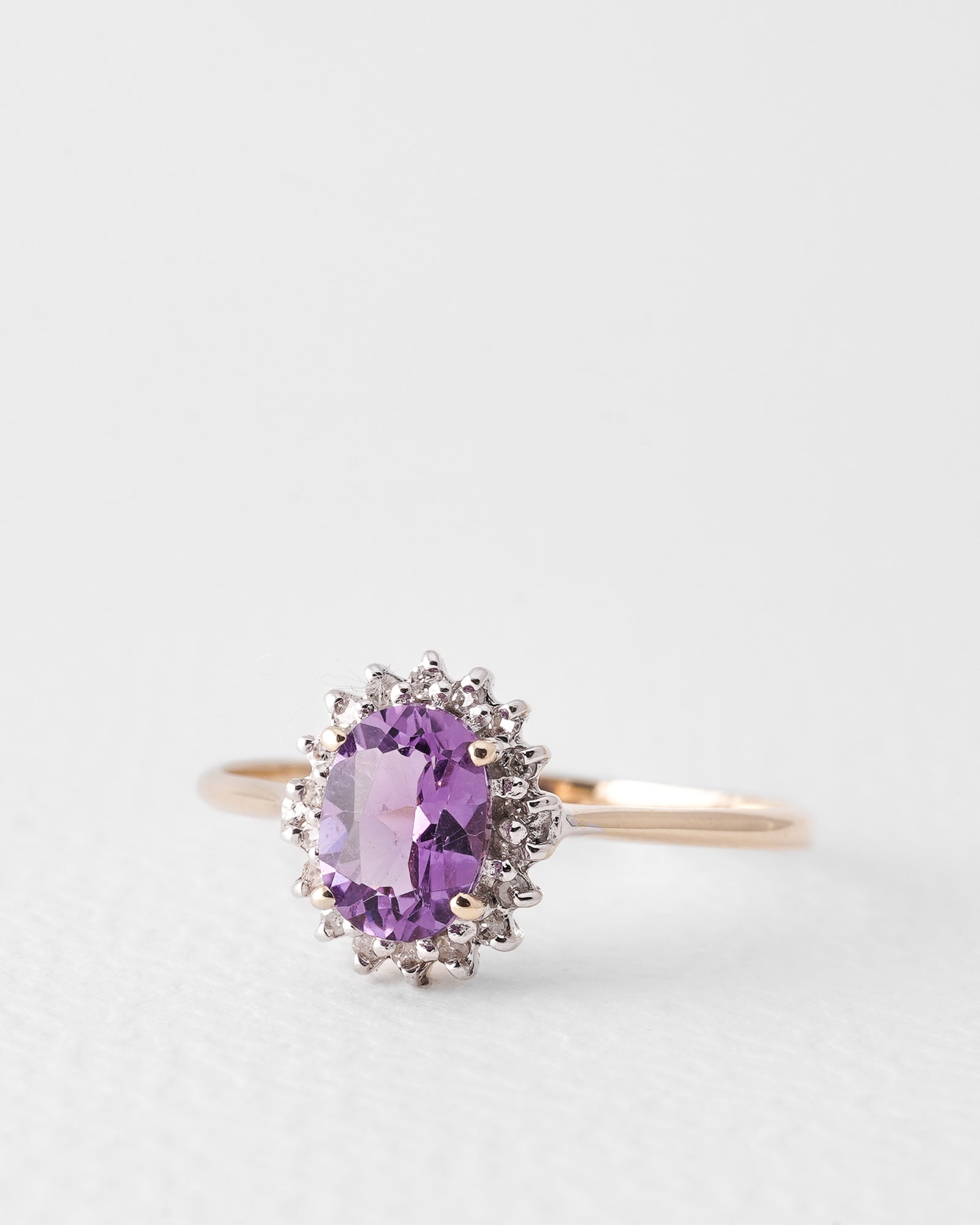 Cybelle | Vintage Amethist & Diamant Cluster