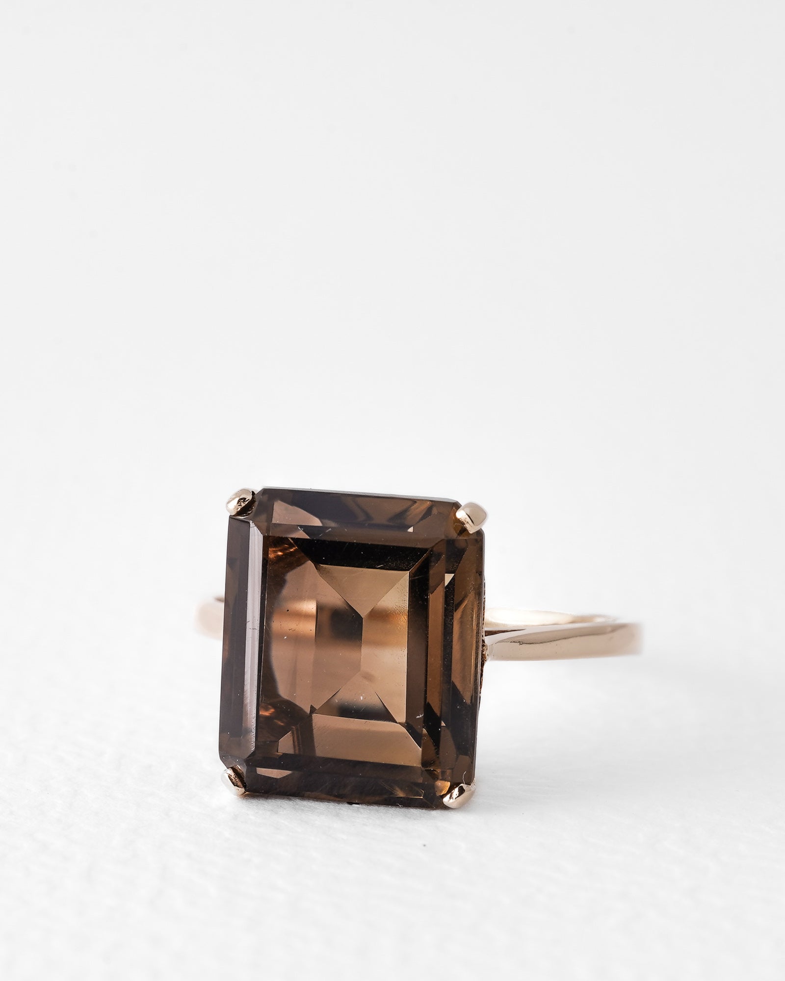 Mayke | Vintage Smokey Kwarts Solitaire