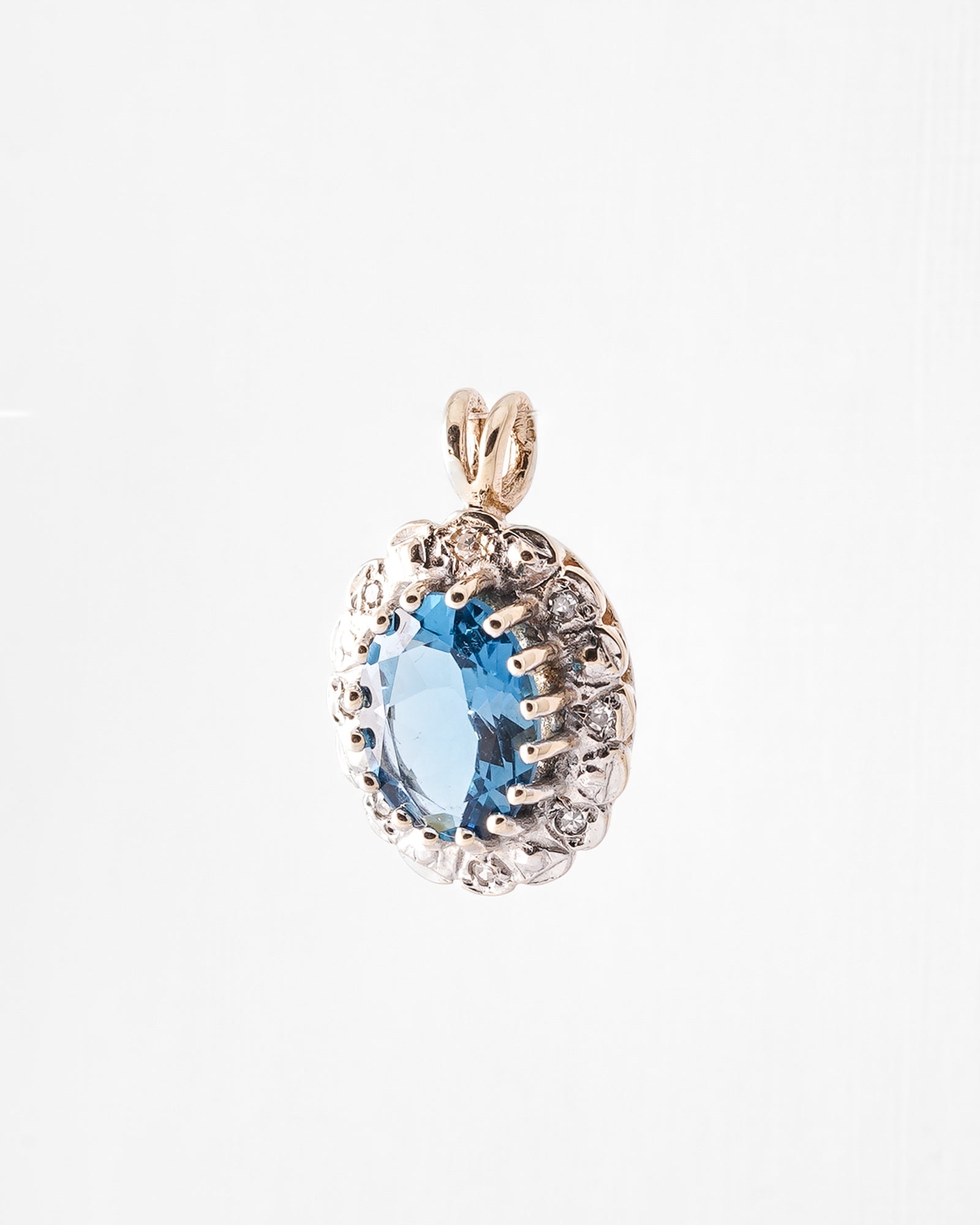 Adelise | Vintage Topaas & Diamant Hanger