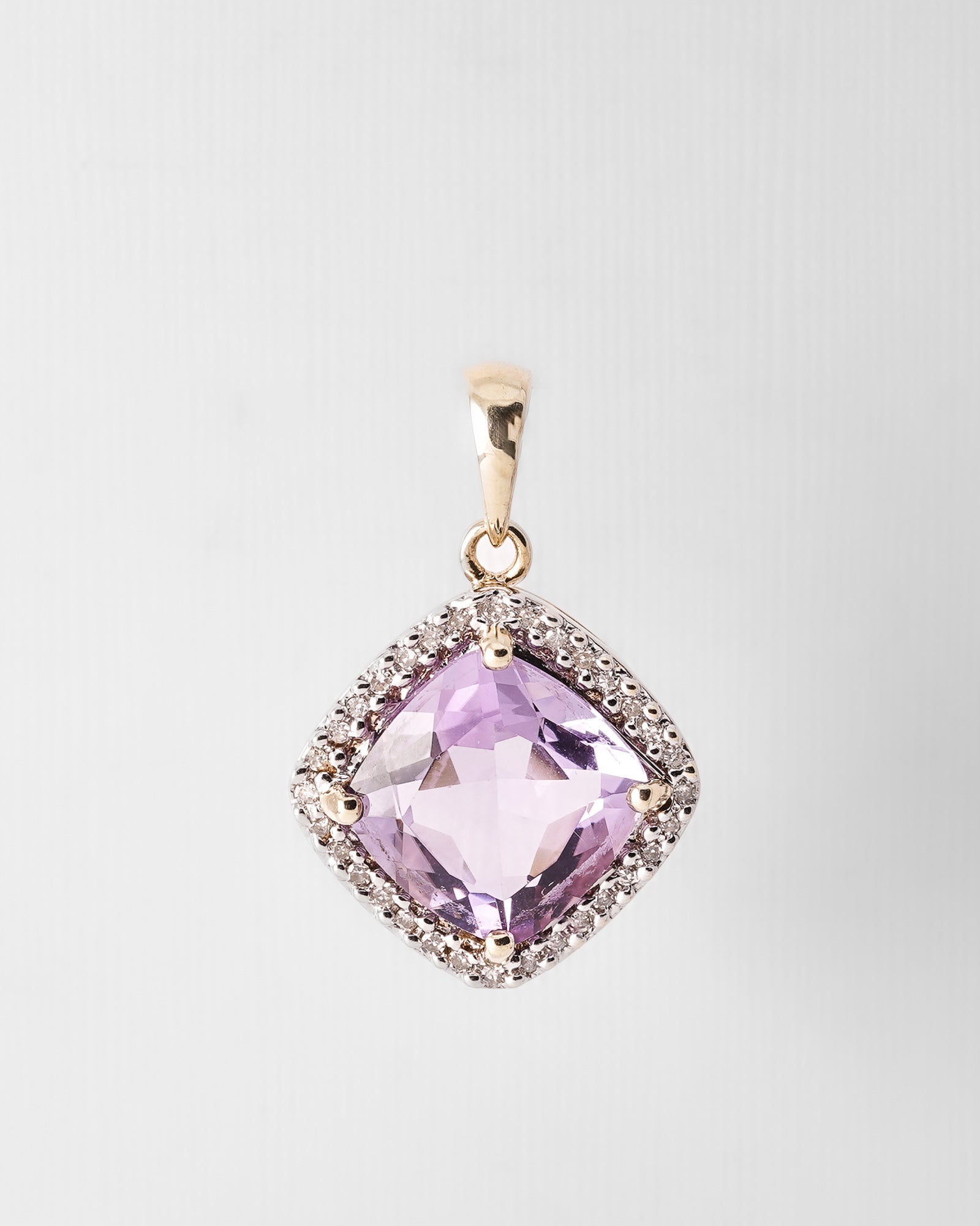 Yuna | Vintage Amethyst & Diamant Hanger