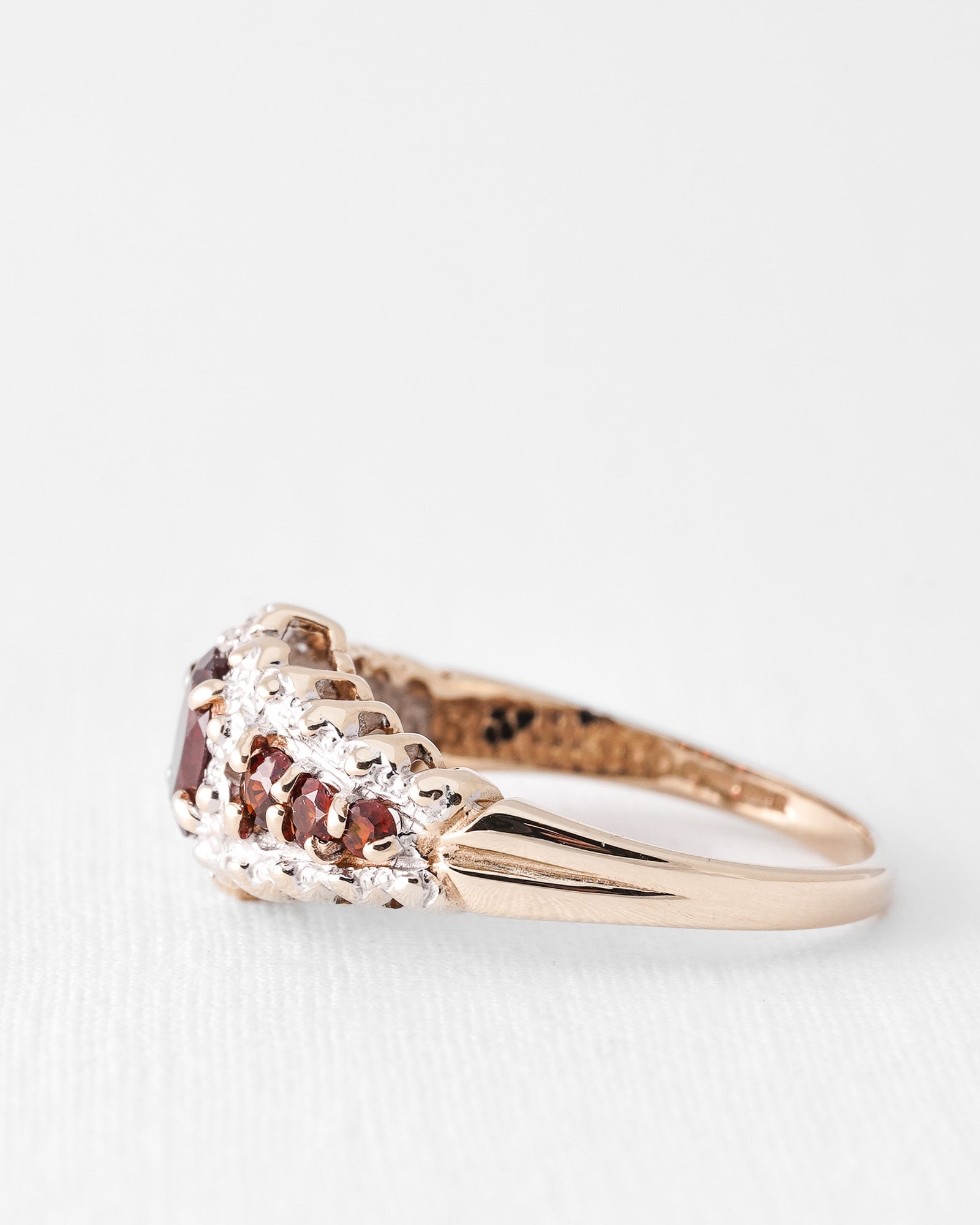 Ayla | Vintage Granaat & Diamant Dress