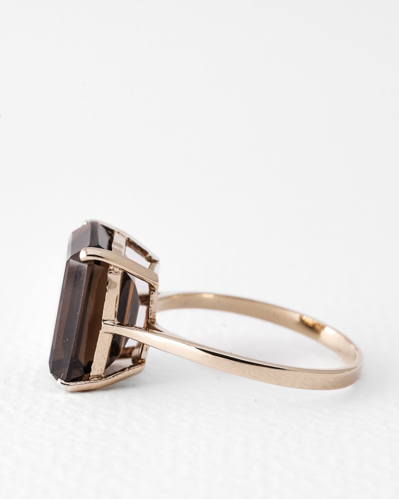 Mayke | Vintage Smokey Kwarts Solitaire