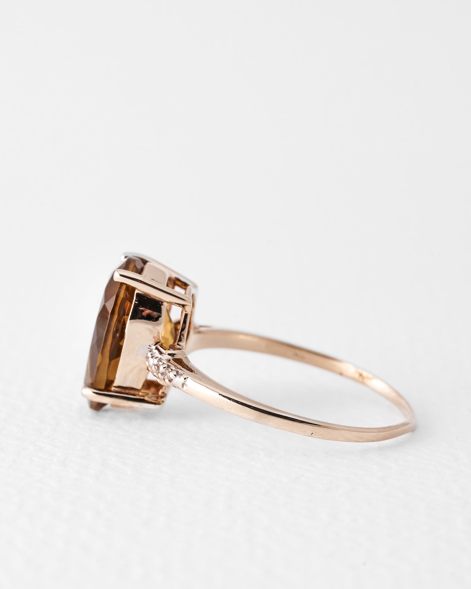 Mavi | Vintage Kwarts Solitaire & Diamant Details