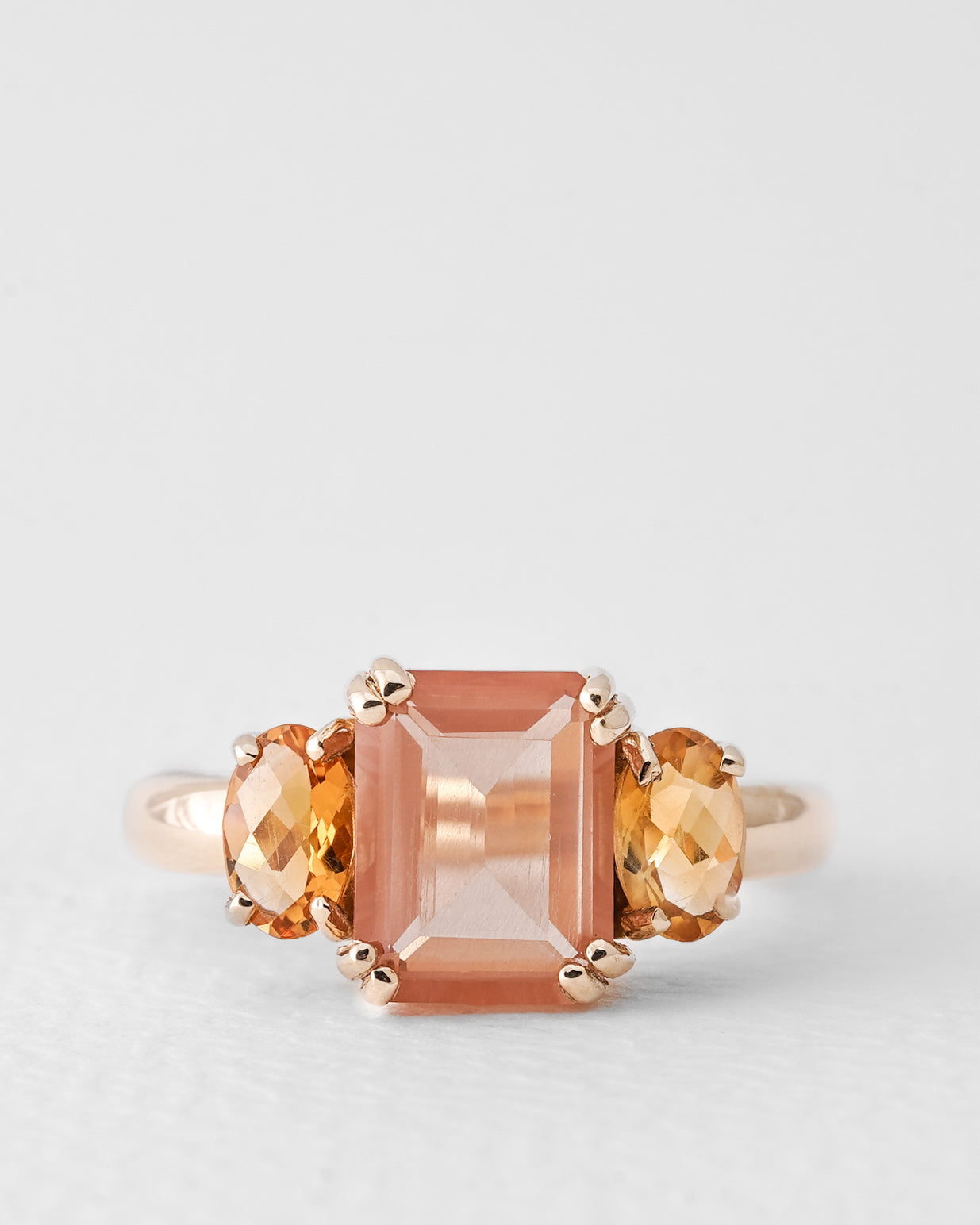 Lieve | Vintage Kwarts & Citrien Dress Ring