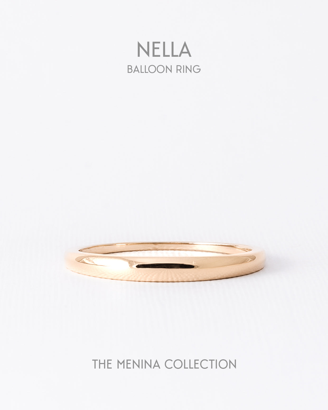 Nella | 9K & 14K Balloon Ring