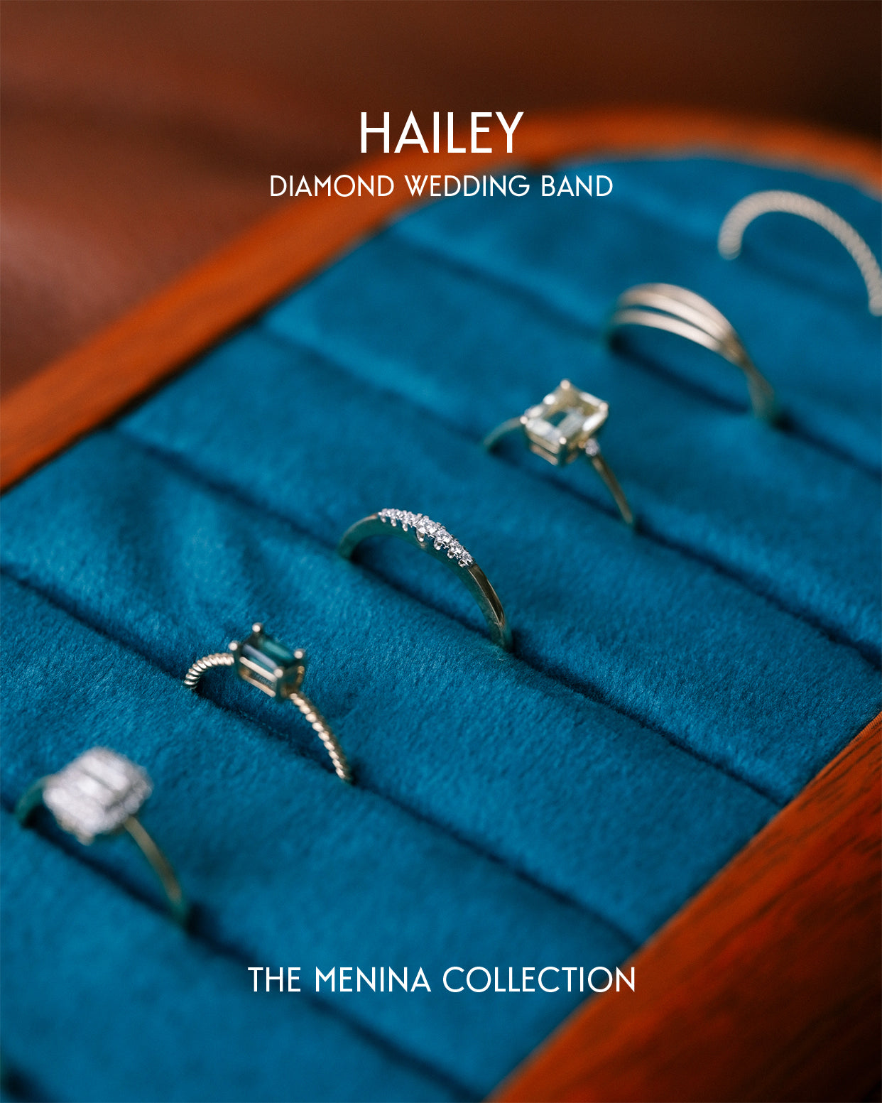 Hailey | 9K & 14K Diamant Wedding Band