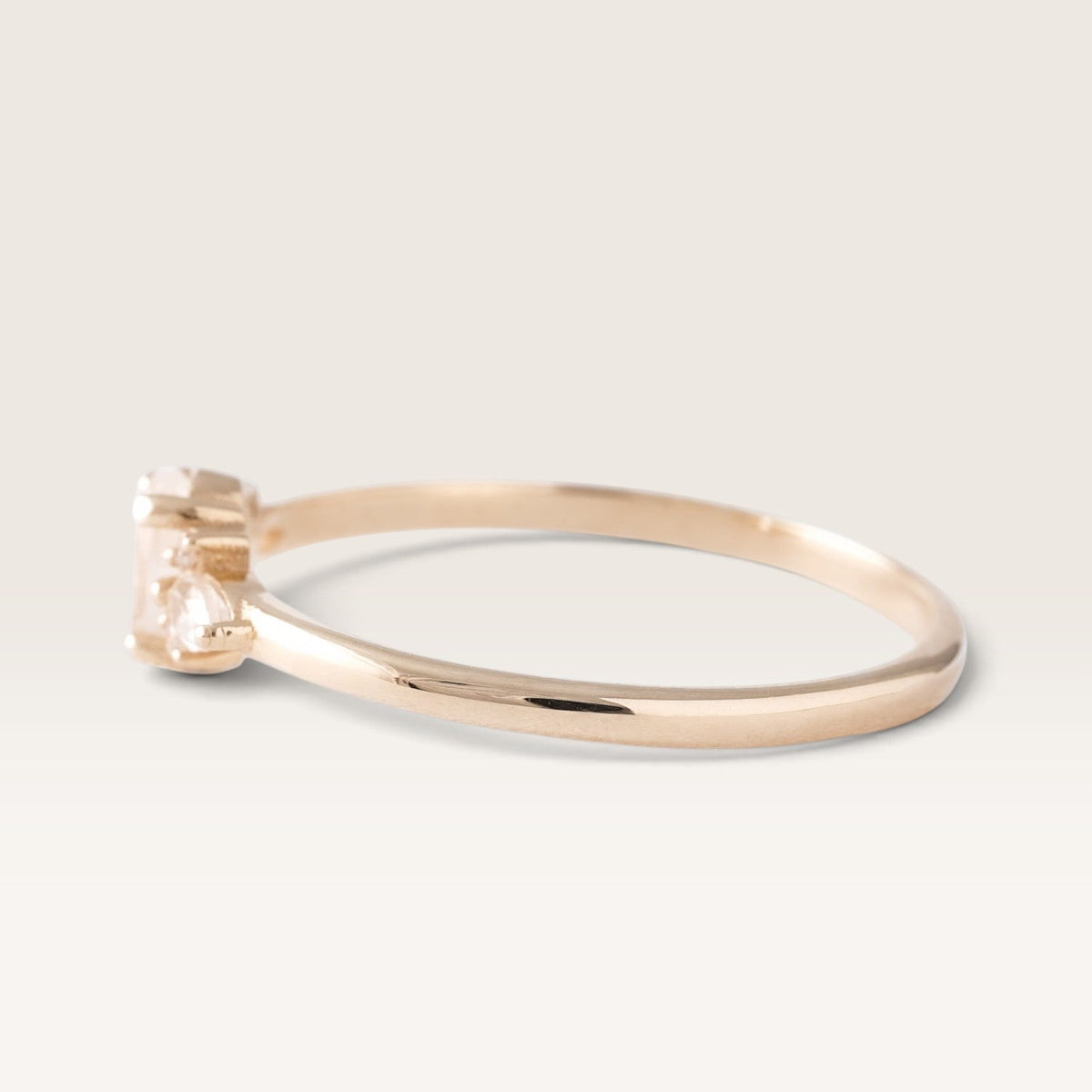 Camille | Maansteen & Diamant Ring - Menina Amsterdam