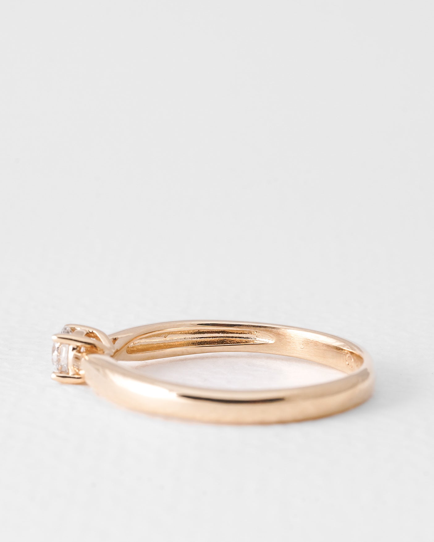 Isabelle | 14K Geel Goud Briljant (0.2ct) Ring