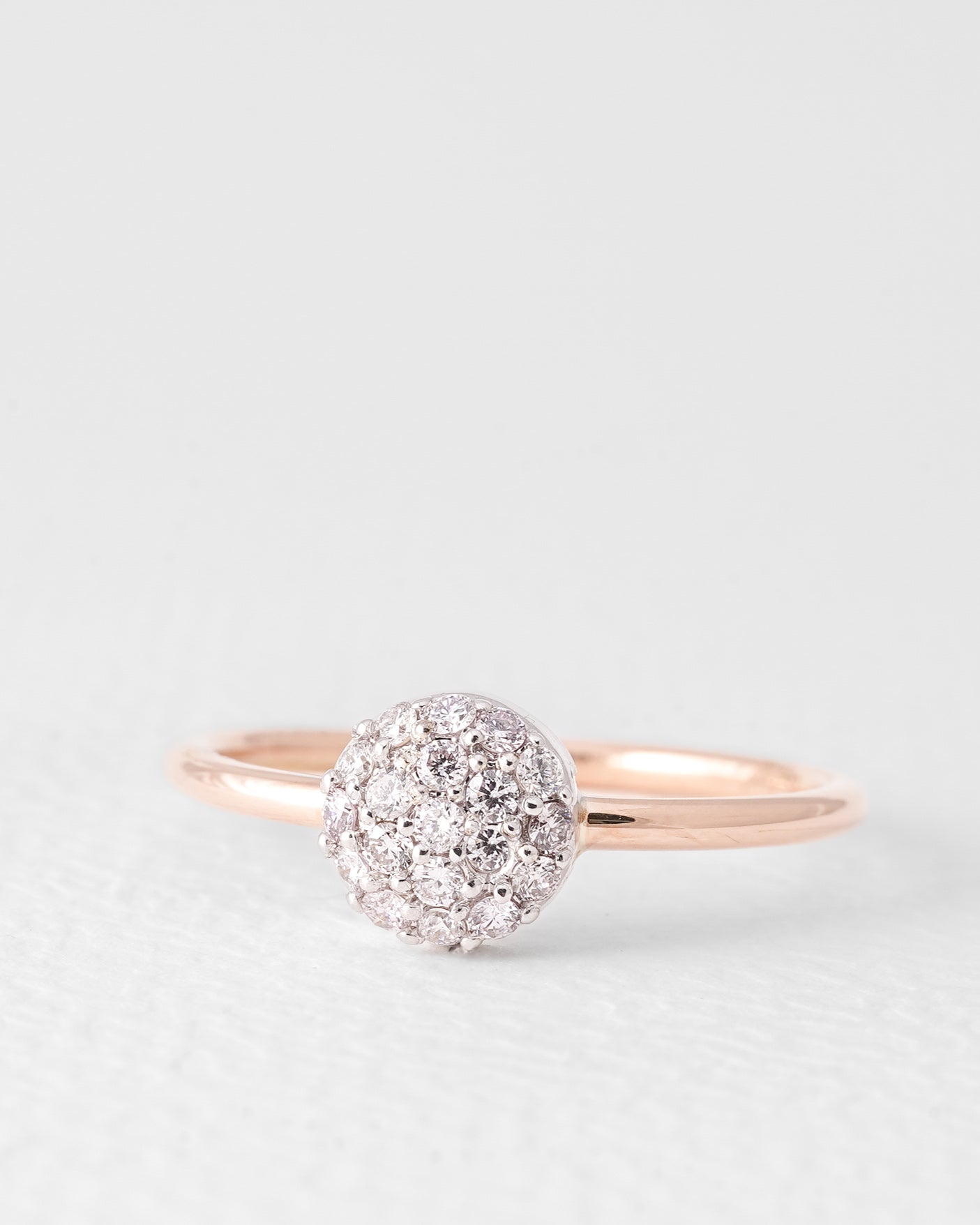 Pia | 14K Geel Goud & Briljant (0.27ct) Cluster Ring