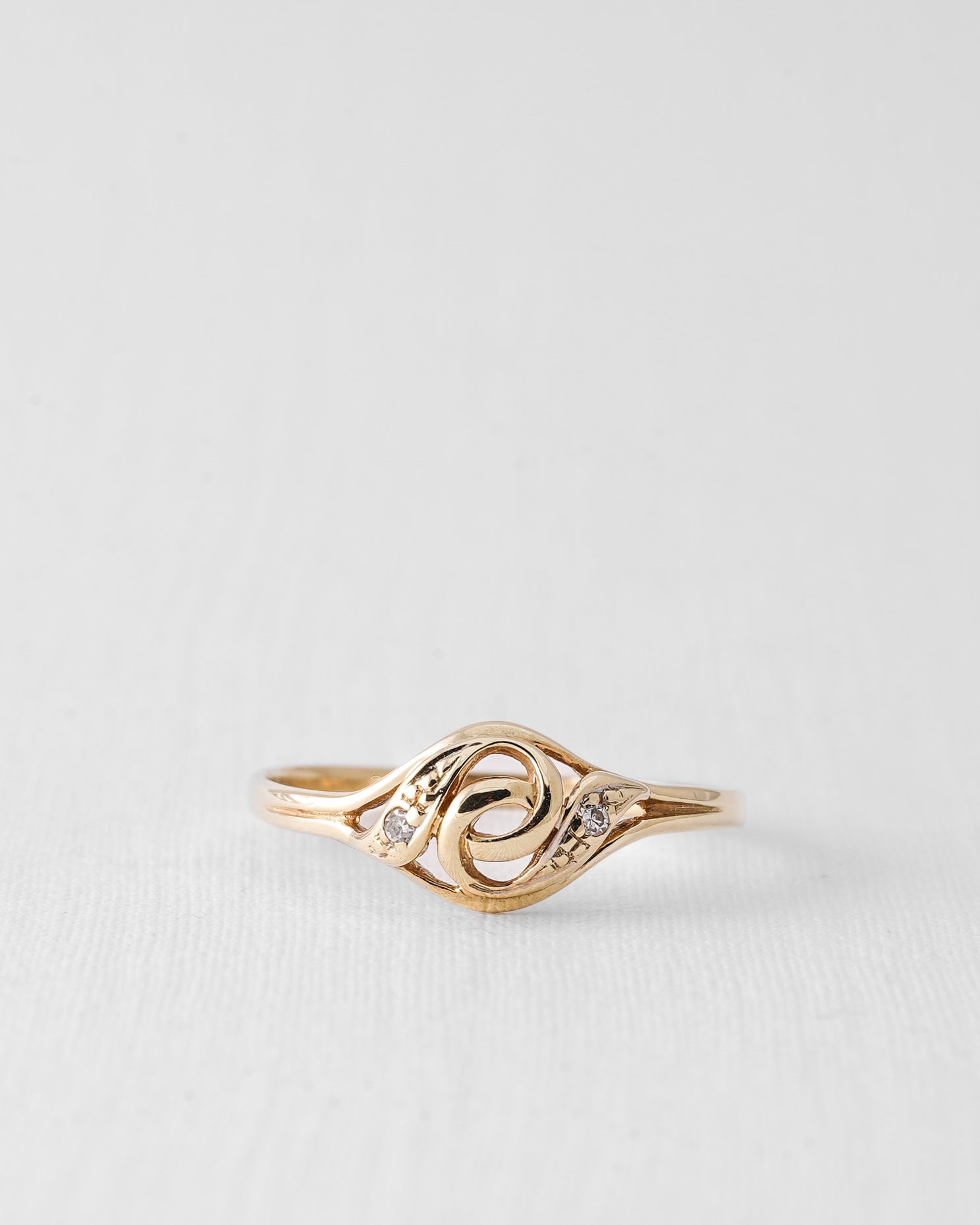 Zira | 14K briljant (0.03ct) Filigree Ring