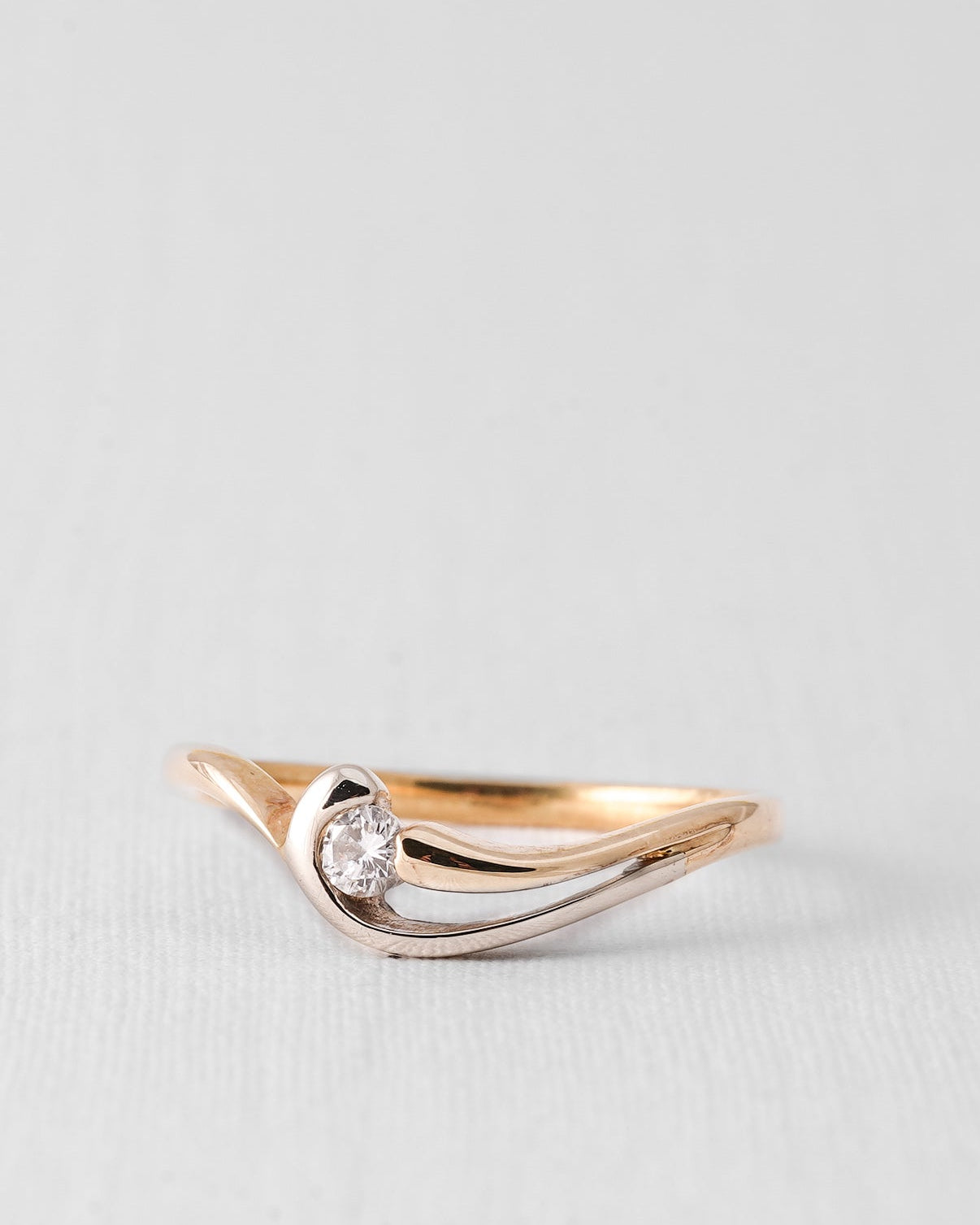 Sirae | 14K Briljant (0.1ct) Solitair Ring