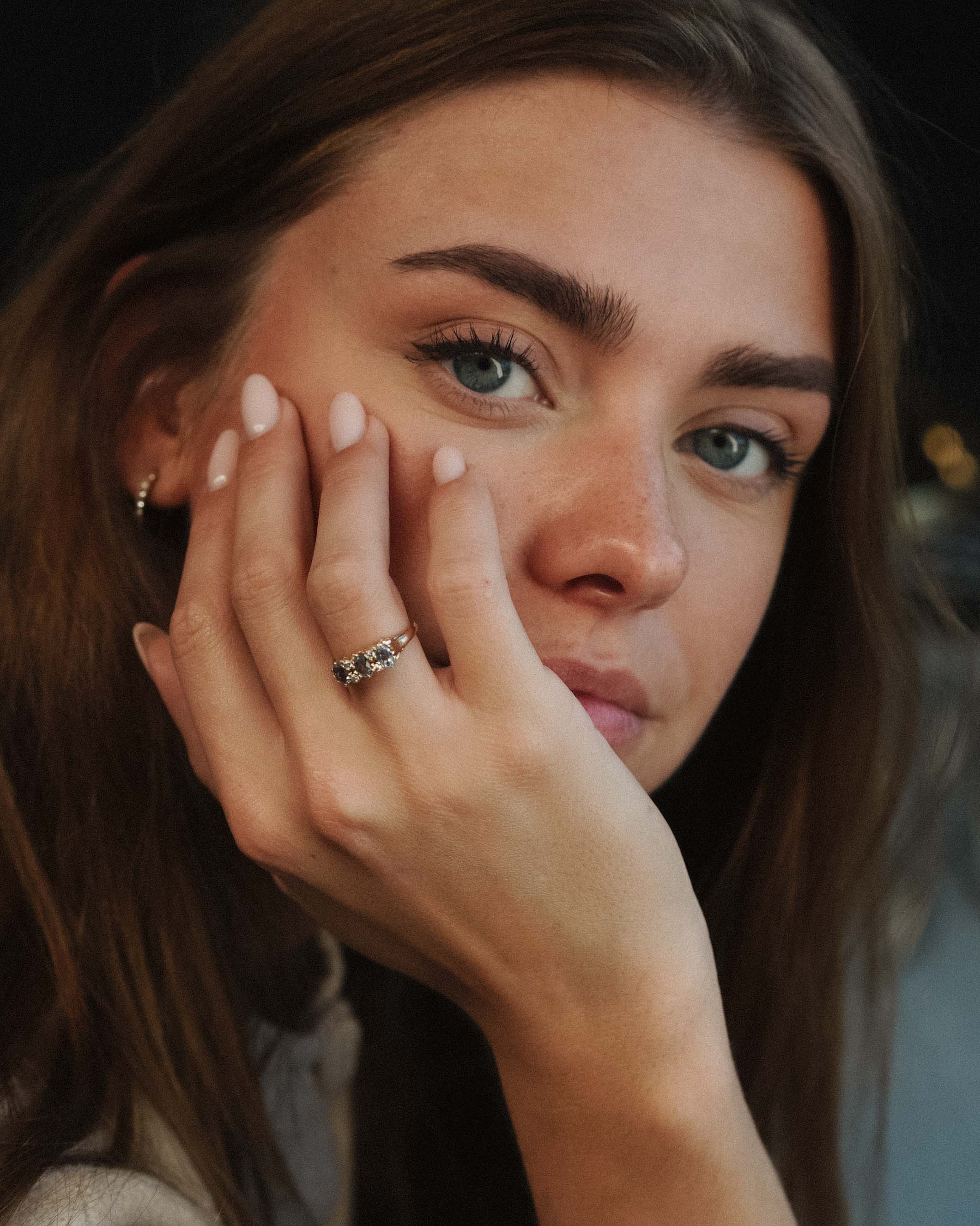 Seliane | Vintage Topaas & Diamant Dress Ring