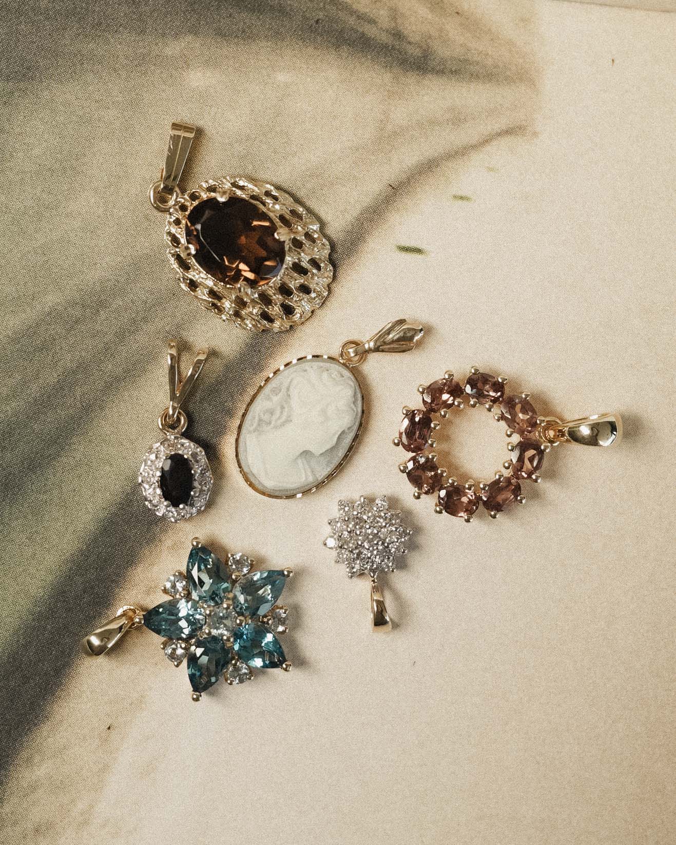 Zori | Vintage Smoky Quartz Pendant