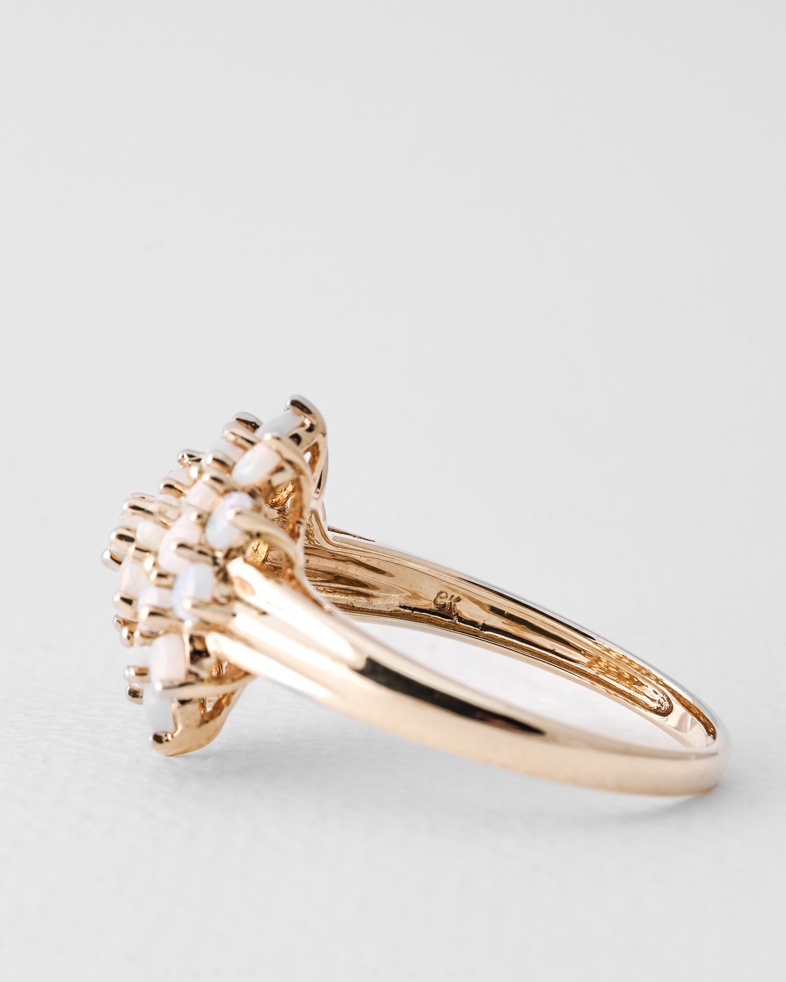 Colette | Vintage Opaal Cluster Ring