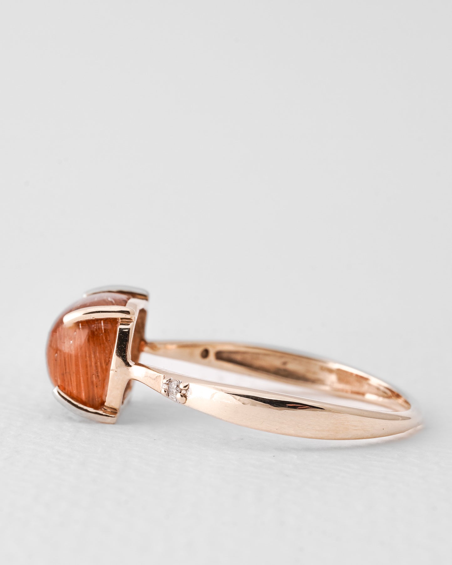 Selene | Vintage Rutiel Kwarts & Diamant Details