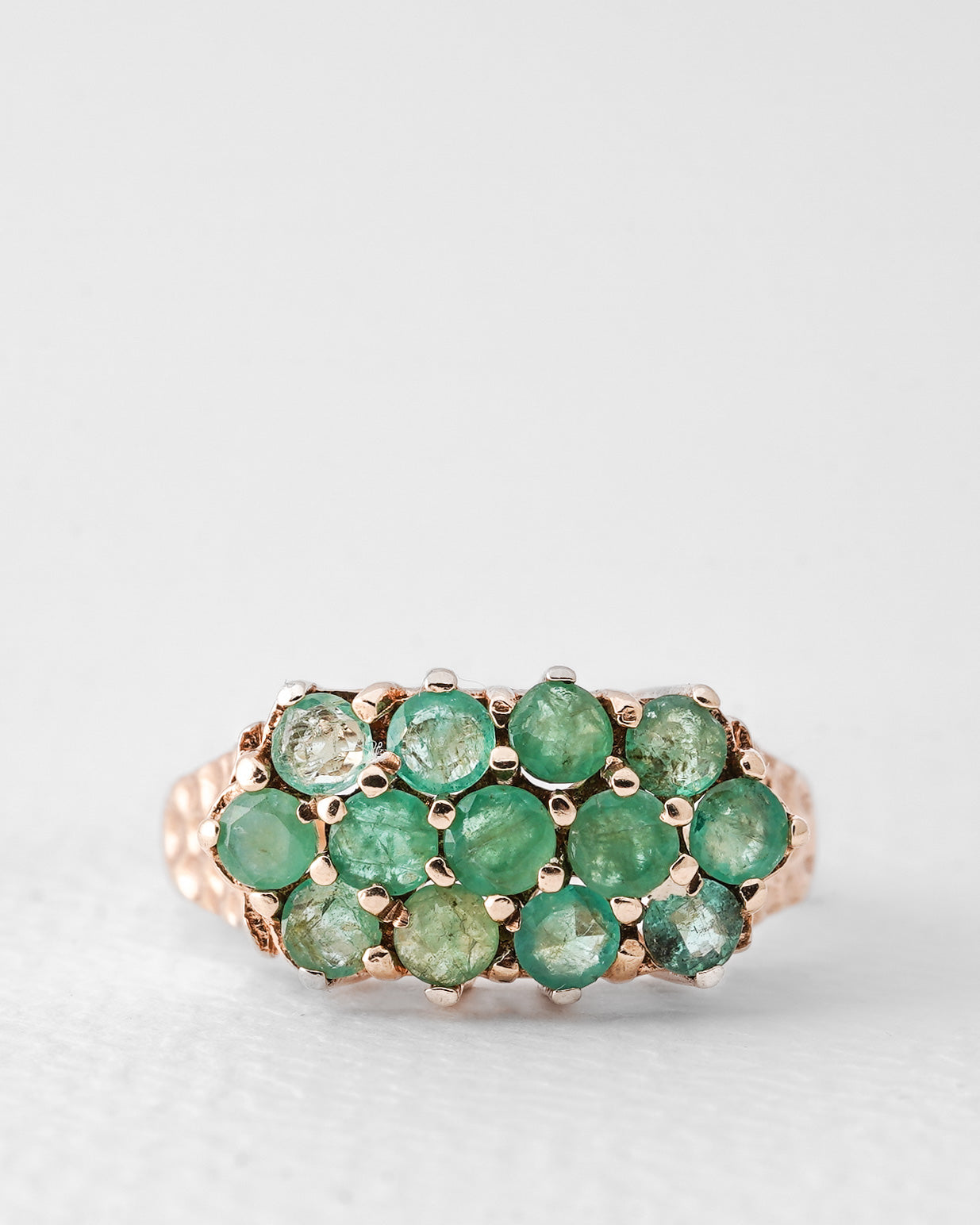 Valentina | Vintage Smaragd Cluster Dress Ring