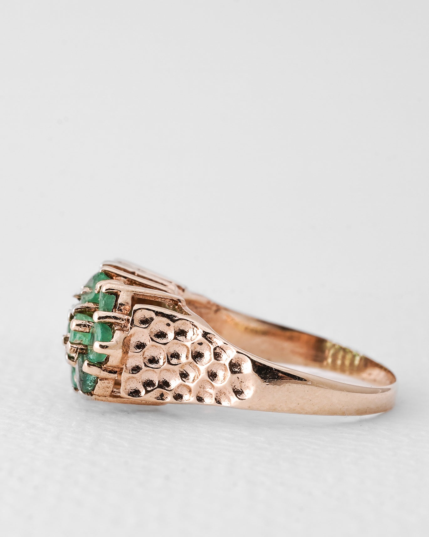 Valentina | Vintage Smaragd Cluster Dress Ring