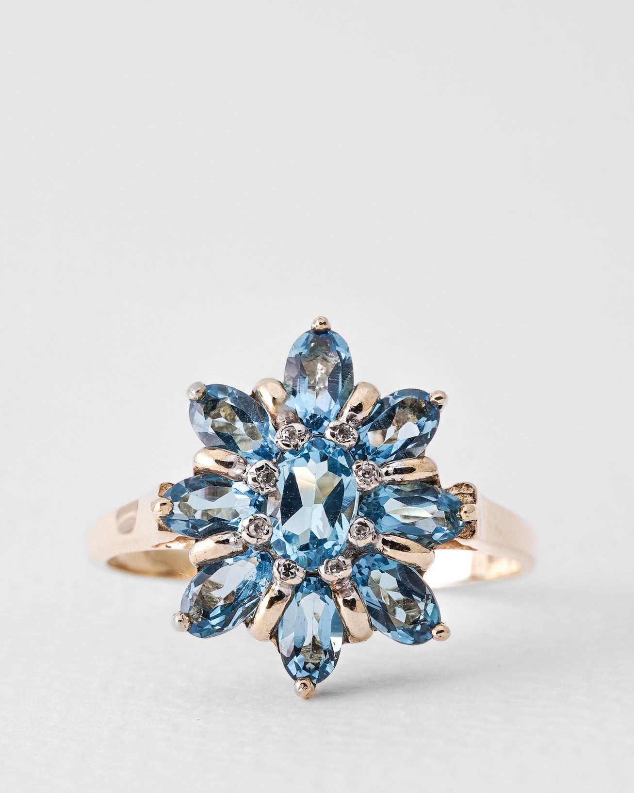 Marina | Vintage Topaas Dress Ring
