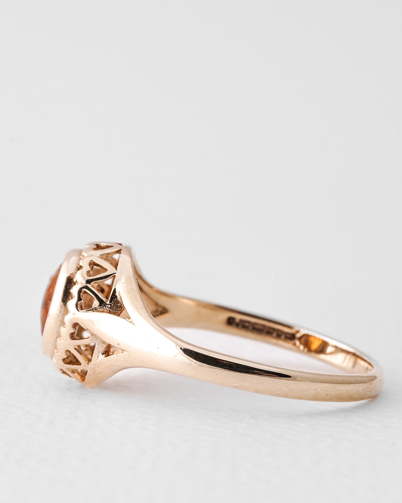 Sienna | Vintage Amber Solitaire Ring