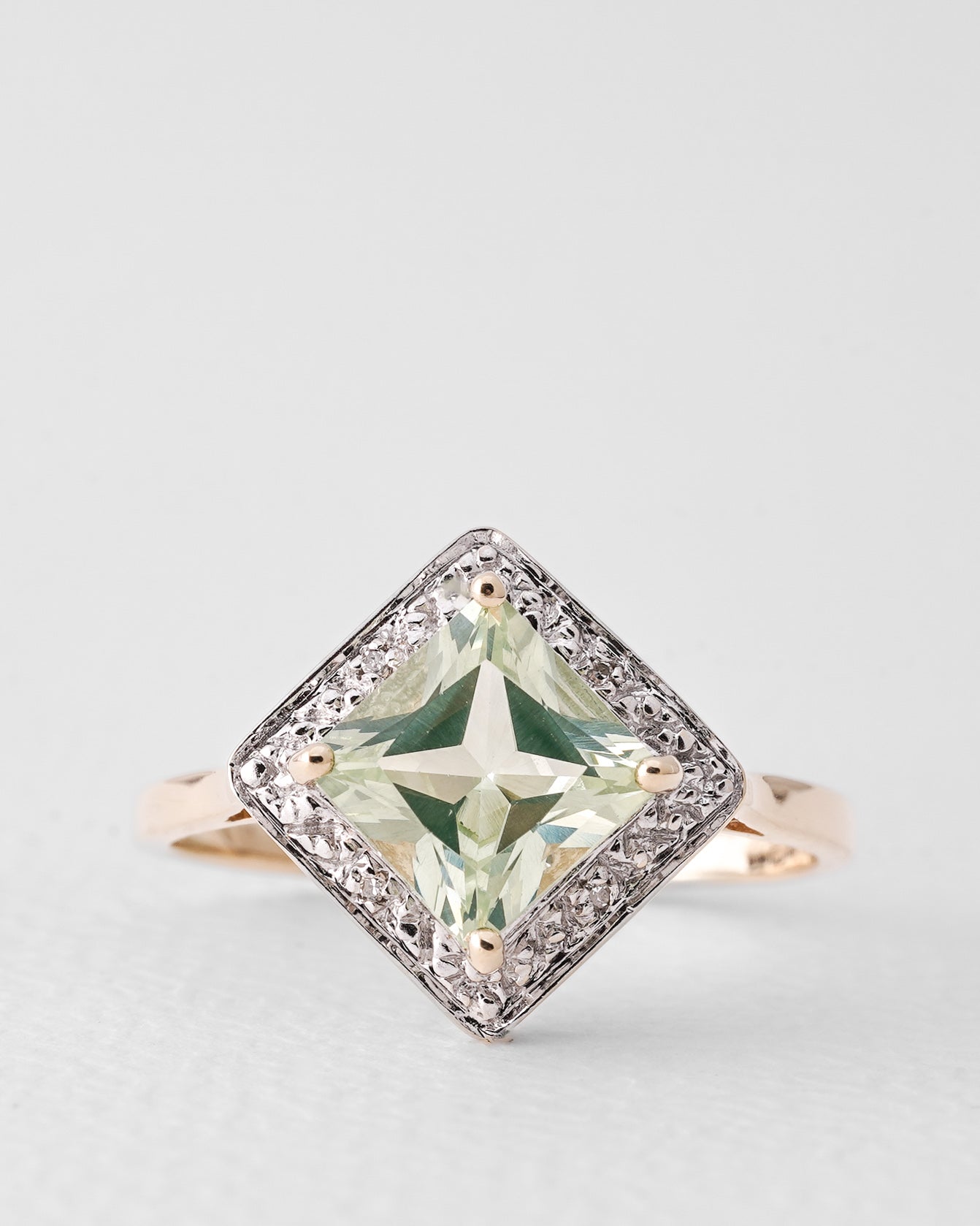 Mireille | Vintage Spinel & Diamant Ring