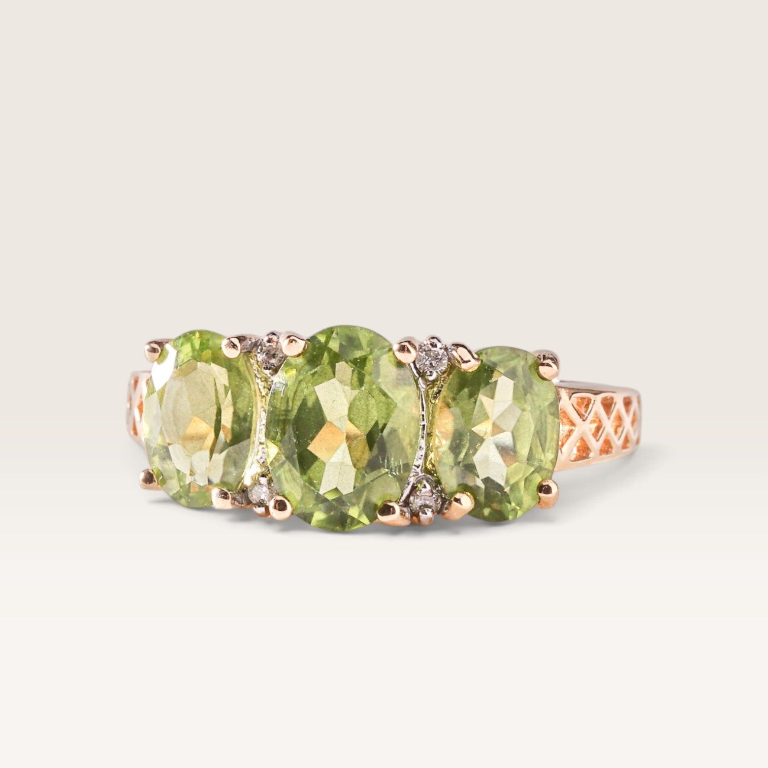 Tiffany| Vintage Triple Kwarts ring - Menina Amsterdam