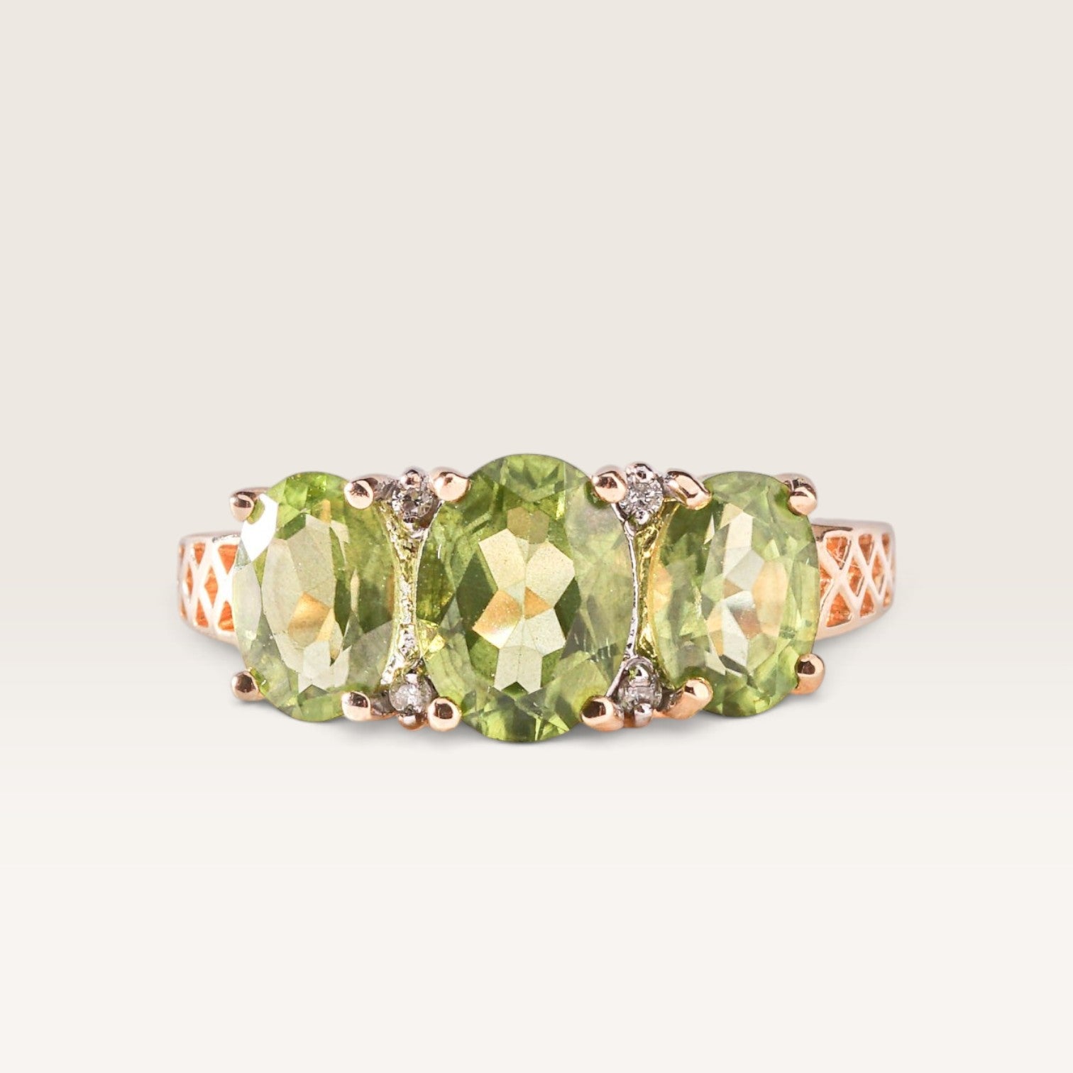 Tiffany| Vintage Triple Kwarts ring - Menina Amsterdam