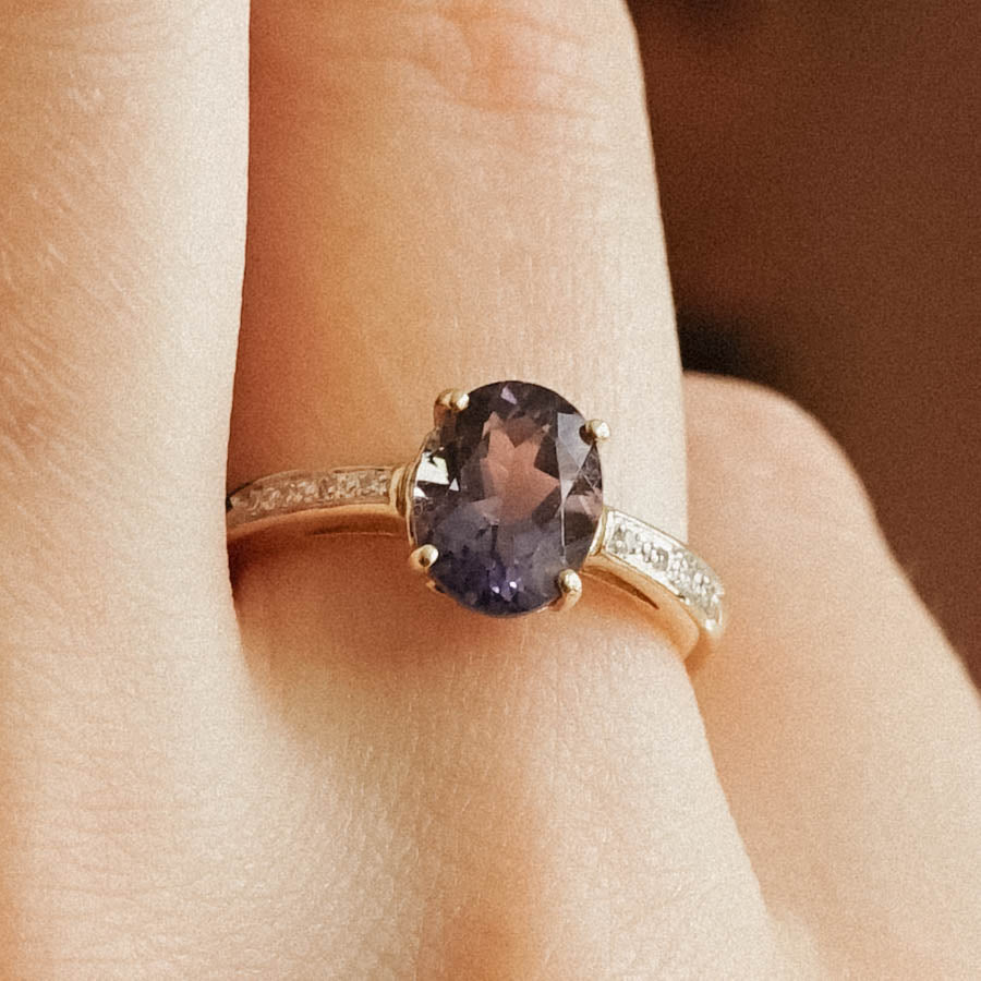 Lolita| Vintage Ioliet en Diamant ring