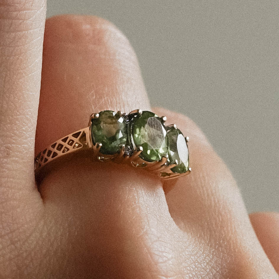 Tiffany| Vintage Triple Kwarts ring - Menina Amsterdam